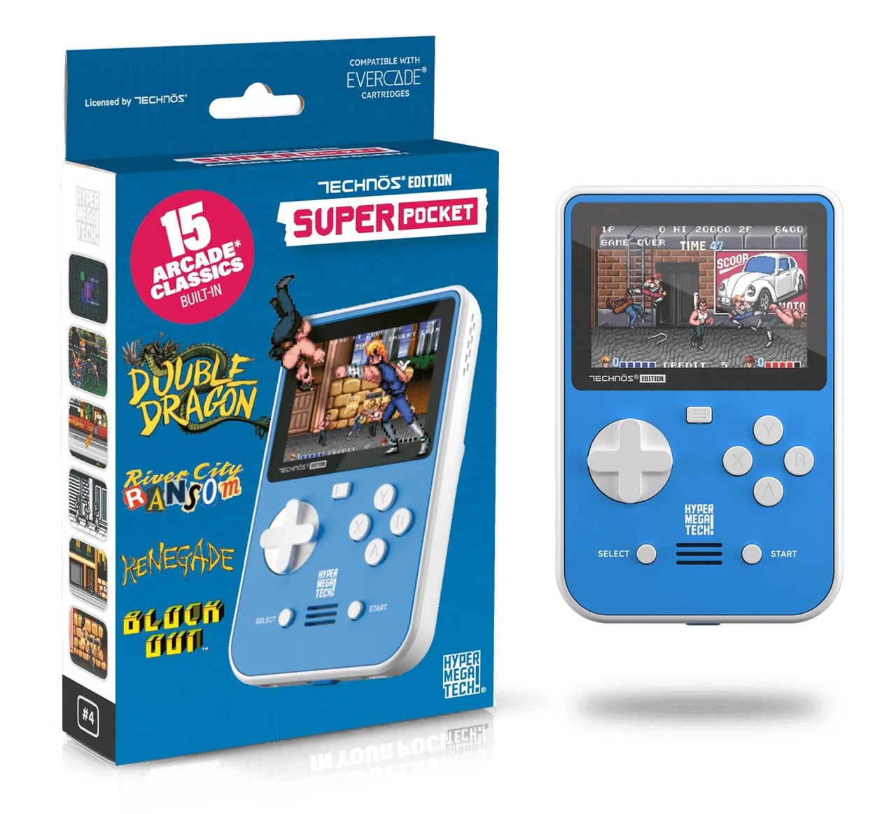 Hyper Mega Tech Technos Super Pocket Handheld Console (Evercade)