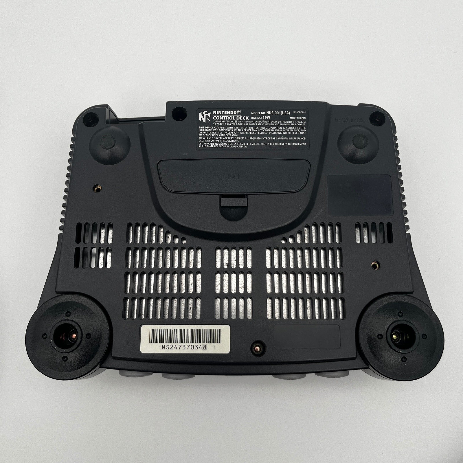 Nintendo 64 NUS-001 N64 Console Control Deck w/ Controller Memory Pak Cables