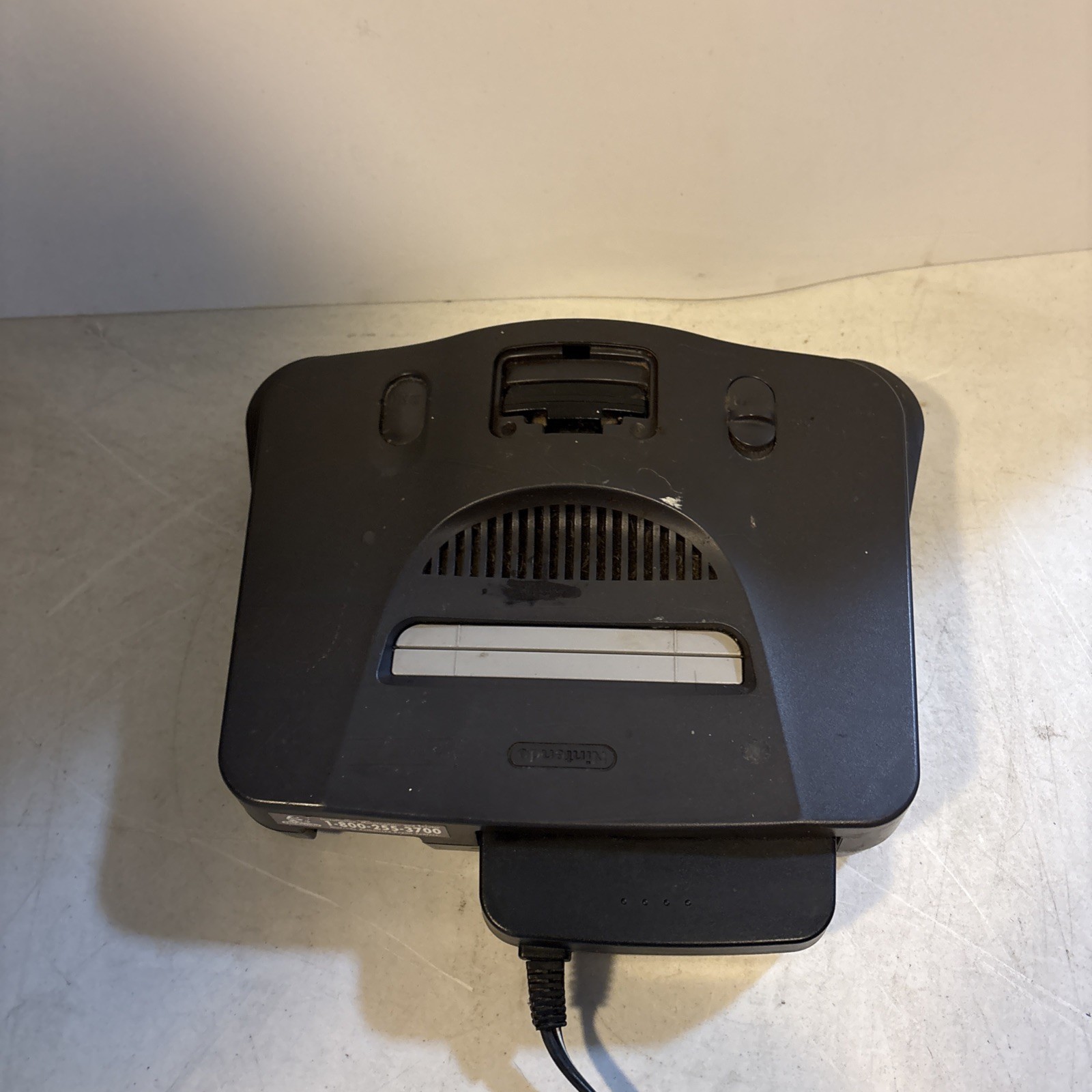 Nintendo 64 System – Home Console – Charcoal Gray – POWER CORD ONLY – TESTED!