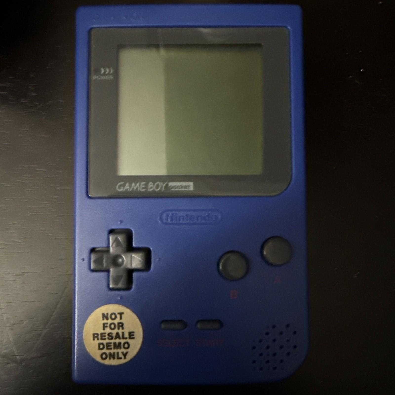 Nintendo Gameboy Pocket Blue Handheld Console System MGB-001 Not For Resale