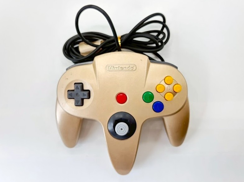 Nintendo 64 N64 Gold Console NUS-001 Controller & 12 Game Lot NTSC-J Japan #526