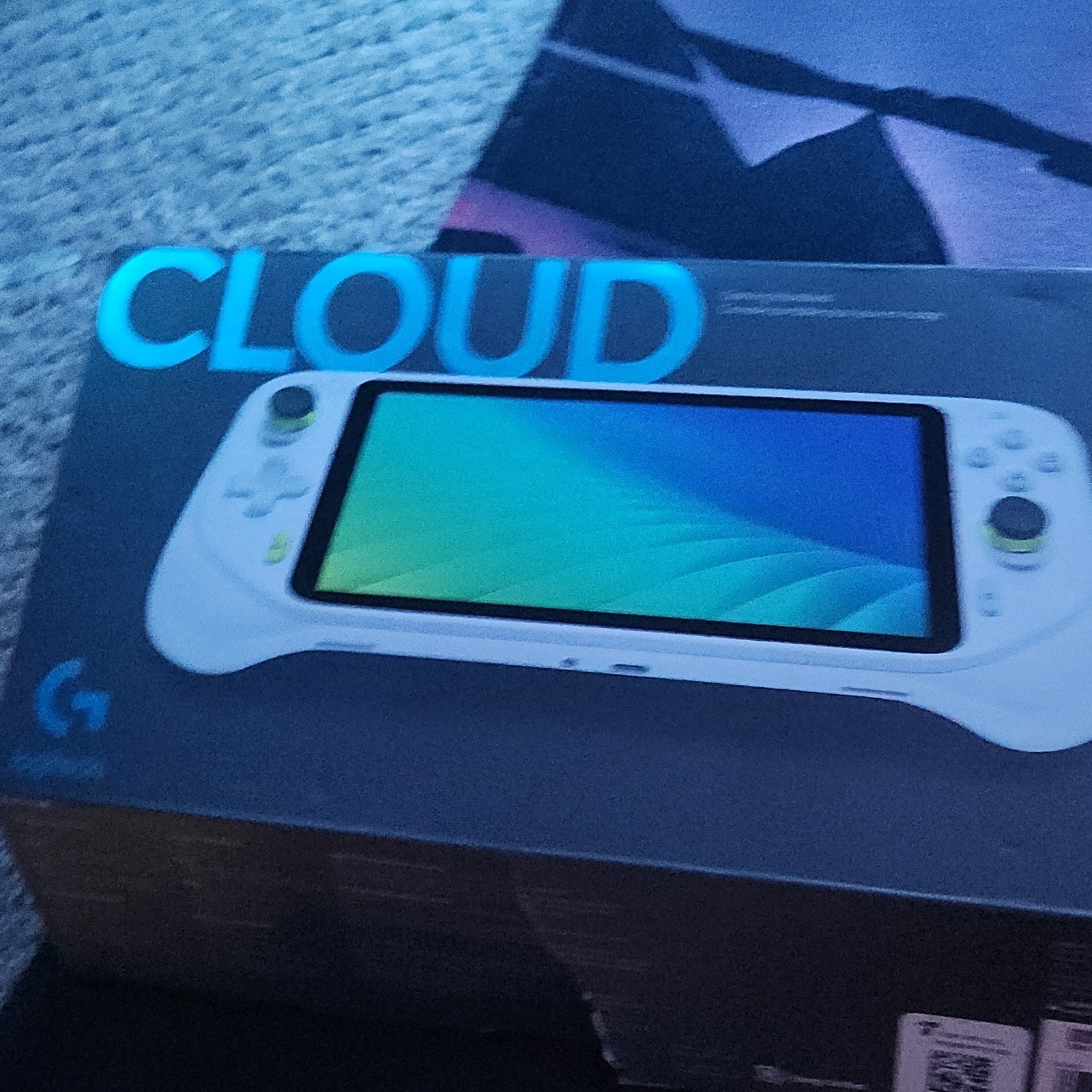 Logitech G CLOUD Handheld Gaming Console White Wi-Fi Internet Browsing