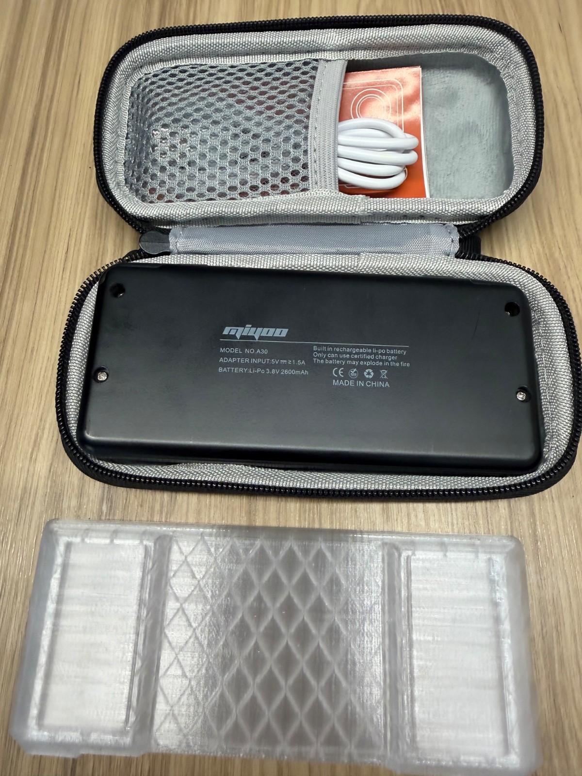 Miyoo A30 – Black and Gray, Case and Snap On Protector Case