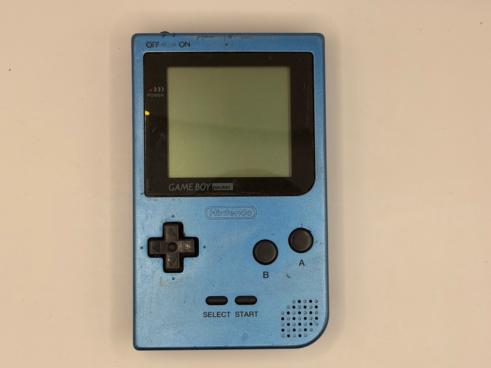 Nintendo Game Boy Pocket Handheld Console Ice Blue MGB-001 Tested & Working