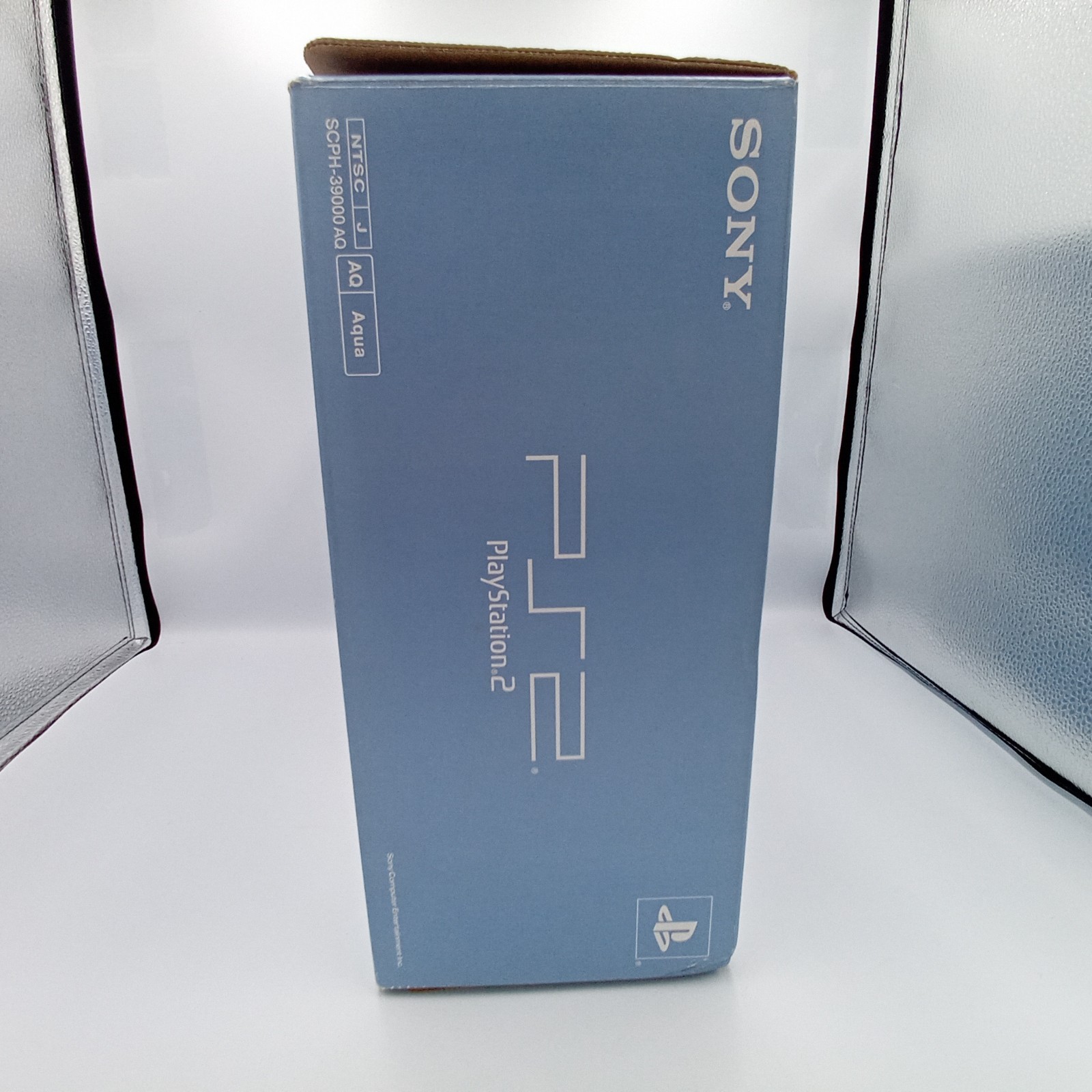 PS2 PlayStation 2 Console Aqua Blue SCPH-39000 Boxed Japanese CIB Complete