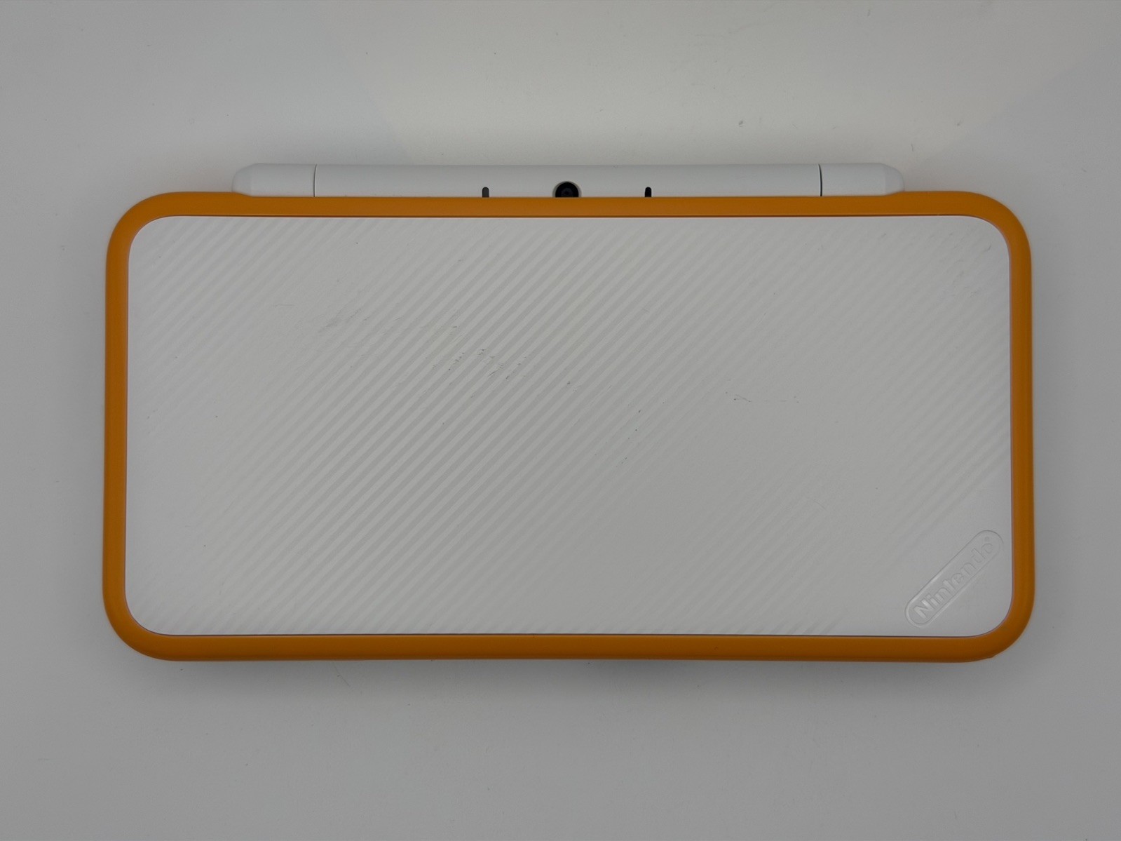 (USA) New Nintendo 2DS XL Console White/Orange – Tested 4GB SD Card with charger