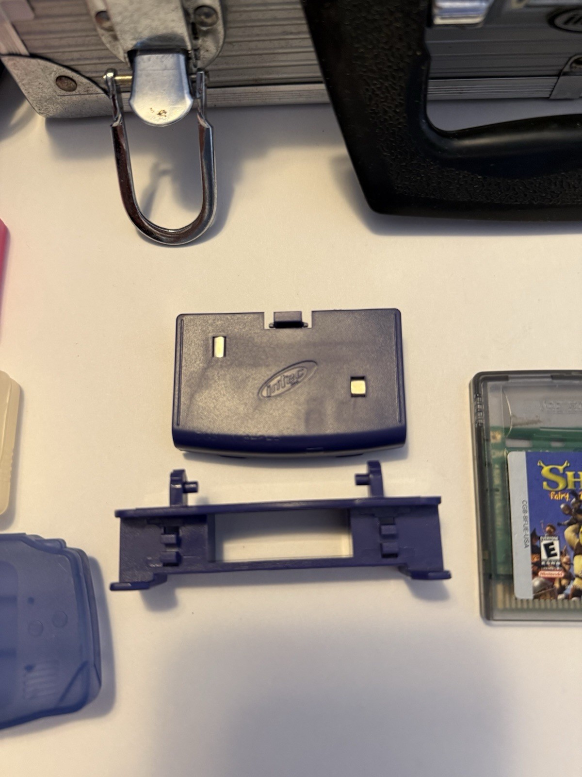 Gamboy Advance Lot 2 Consoles 3 Games Intec Accessories Game Cases Etc. Read