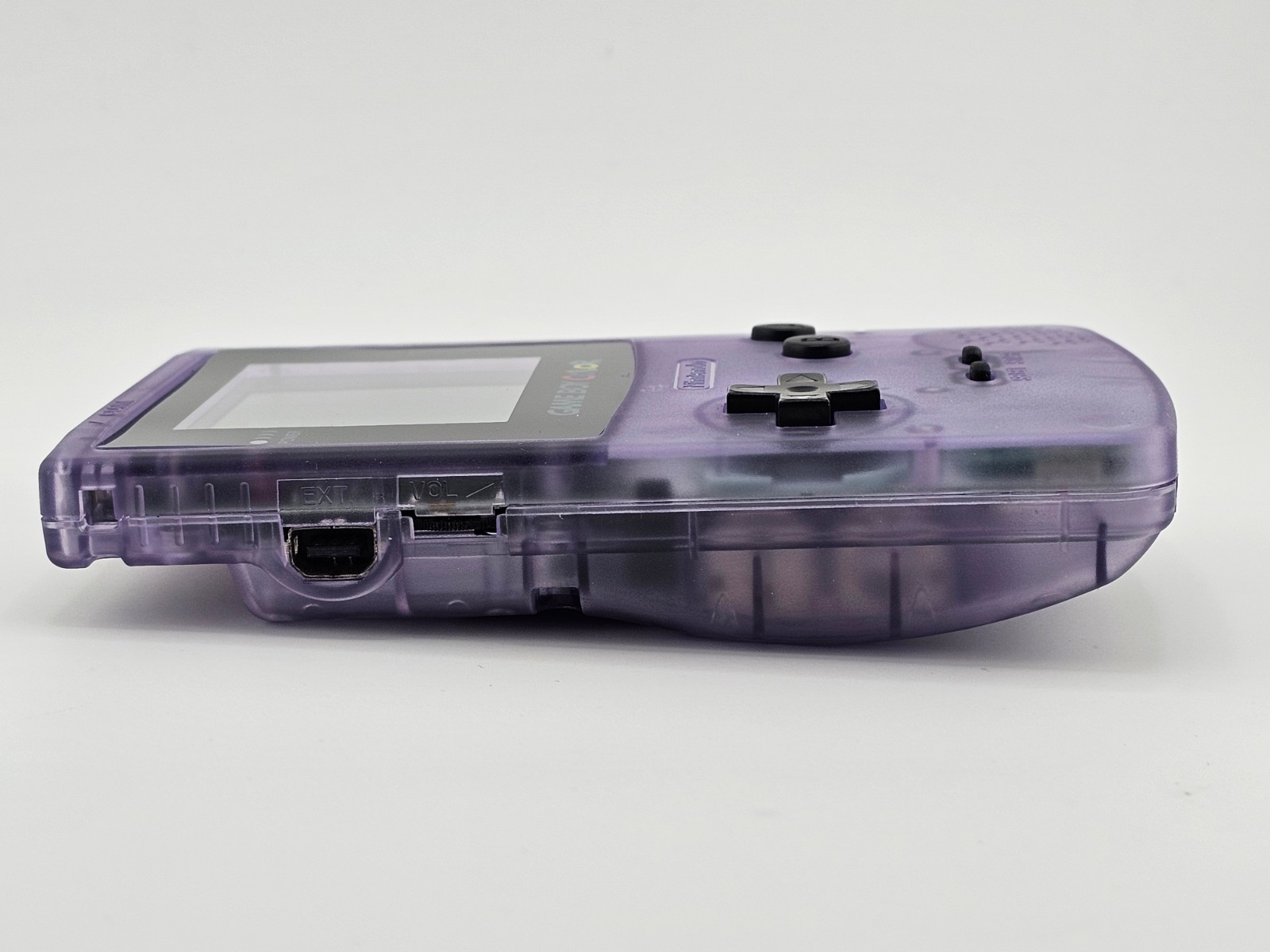 Nintendo Game Boy Color Handheld Game Console Clear Purple CGB-001