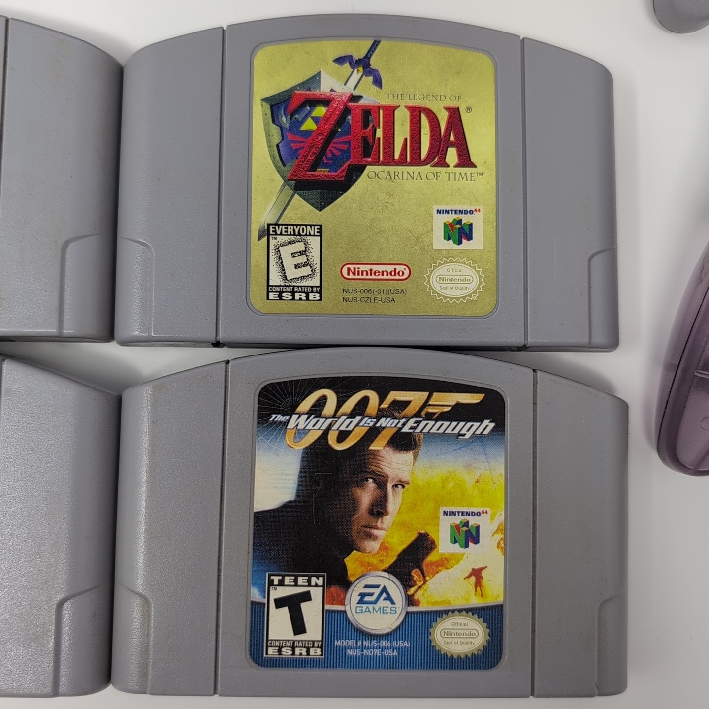 Nintendo 64 Funtastic Grape Console Lot 6 Games 3 Ctrls Exp & Ctrl Pak Gameshark