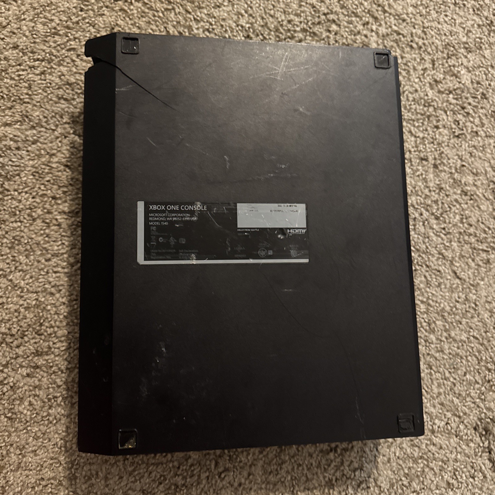 Microsoft Xbox One Console Only Model 1540 For Parts HD unknown