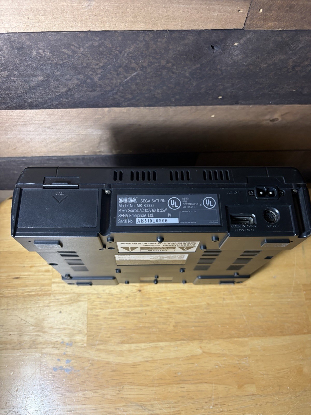 Sega Saturn Console Only Non Working For Repair