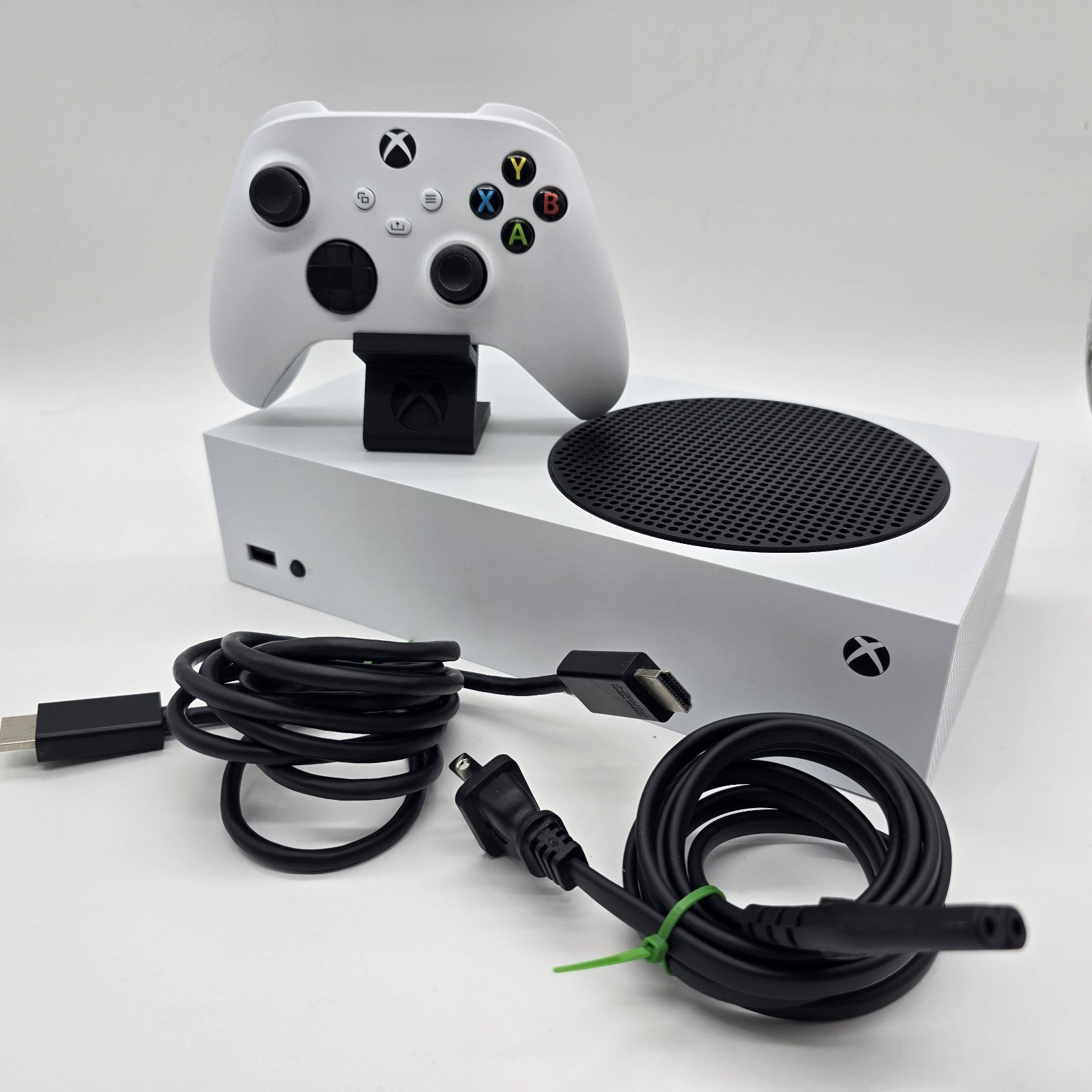 Xbox Series S 512GB White Console + Controller + HDMI + Power Cable Tested