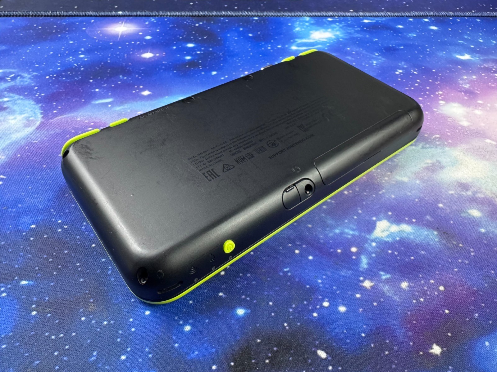 USB-C INBUILT CAPTURE CARD Lime Black New Nintendo 2DS XL Console 128gb REGFREE