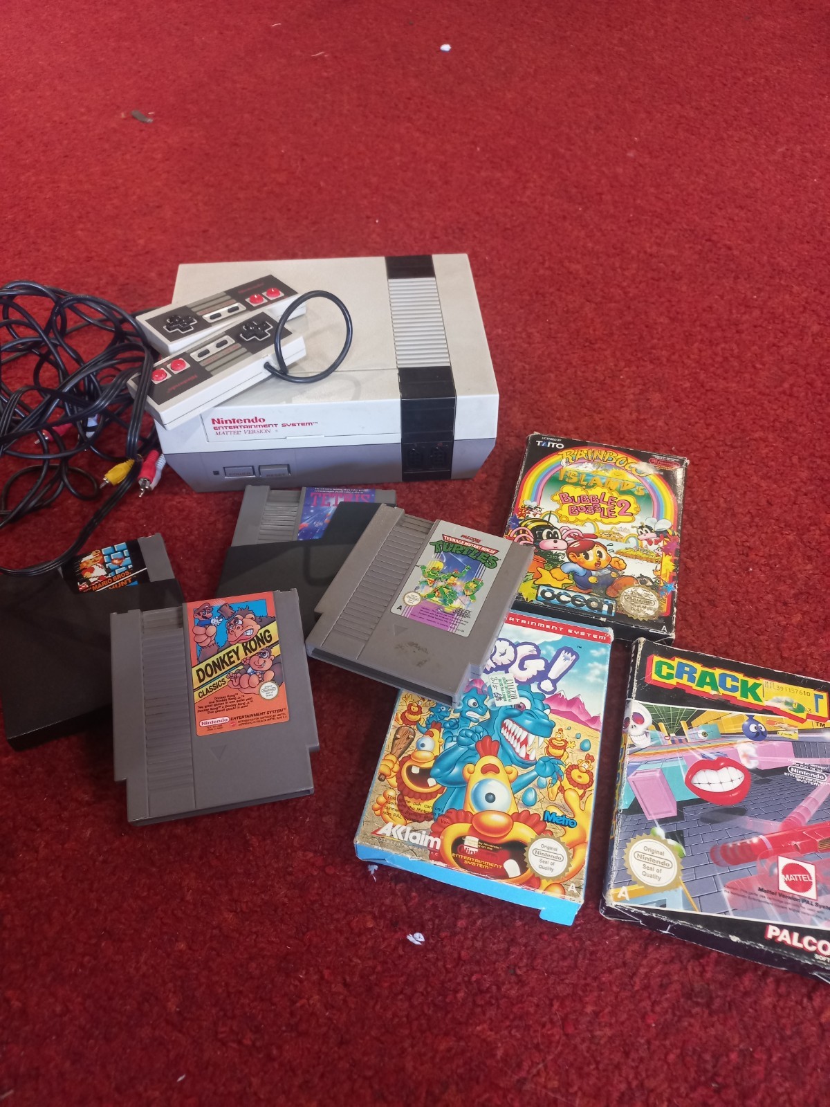 Original Nintendo Entertainment System (PAL) Console & 7 Games
