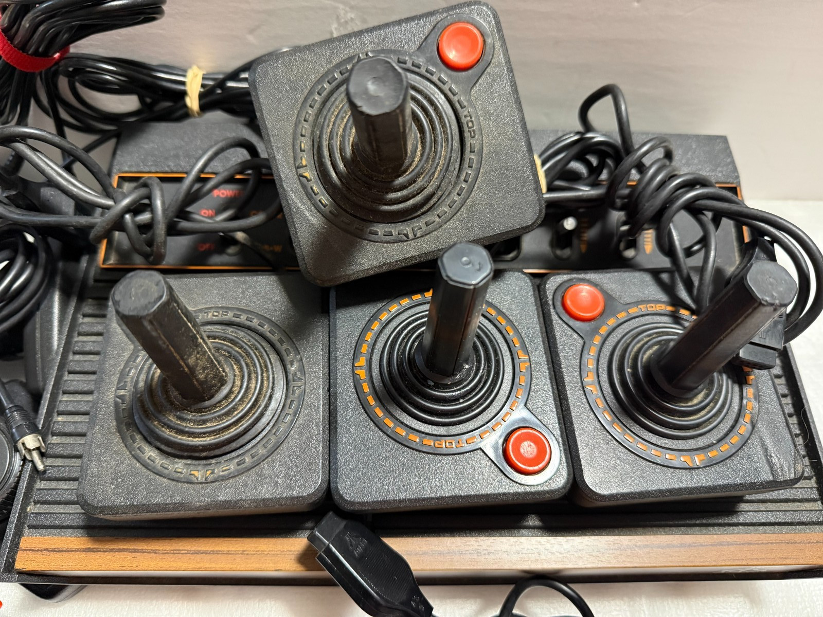 Atari 2600 Console Bundle with Controllers – For Repair or Parts