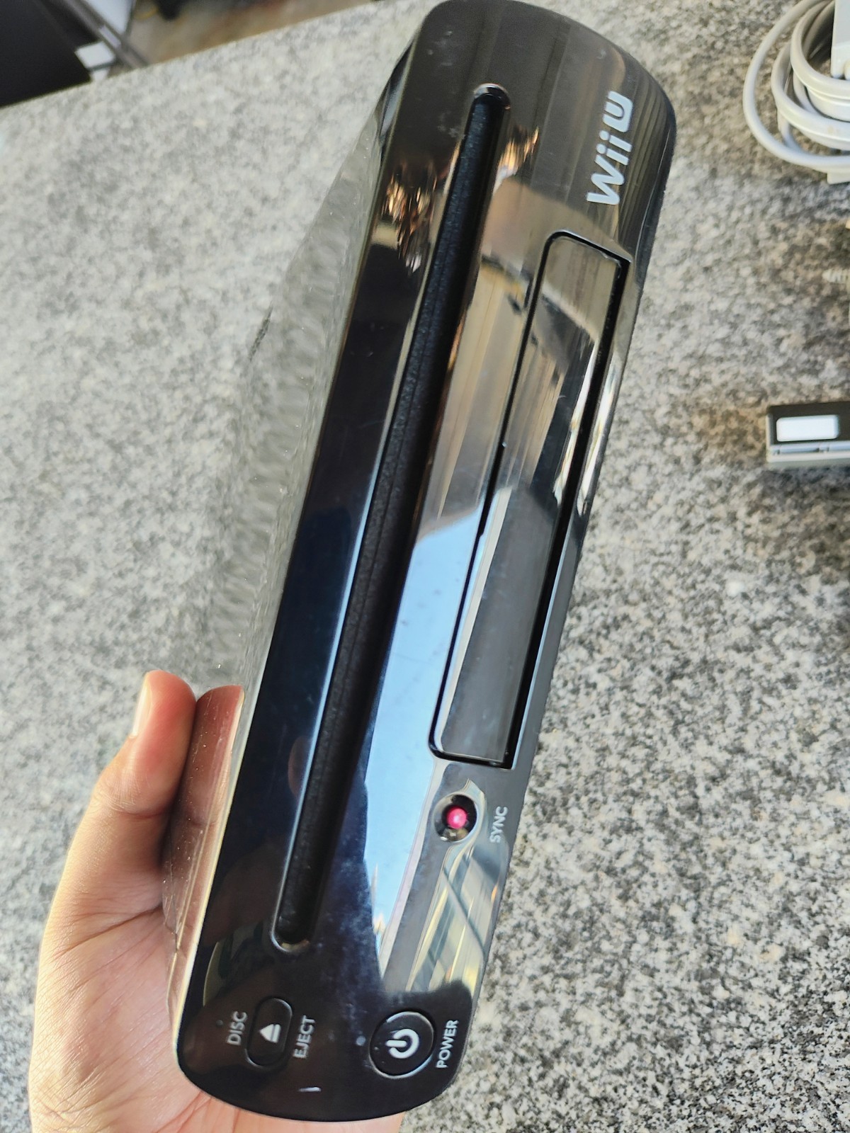 Nintendo Wii U WUP-101(02) 32GB Black Console Only With Mario Kart 8