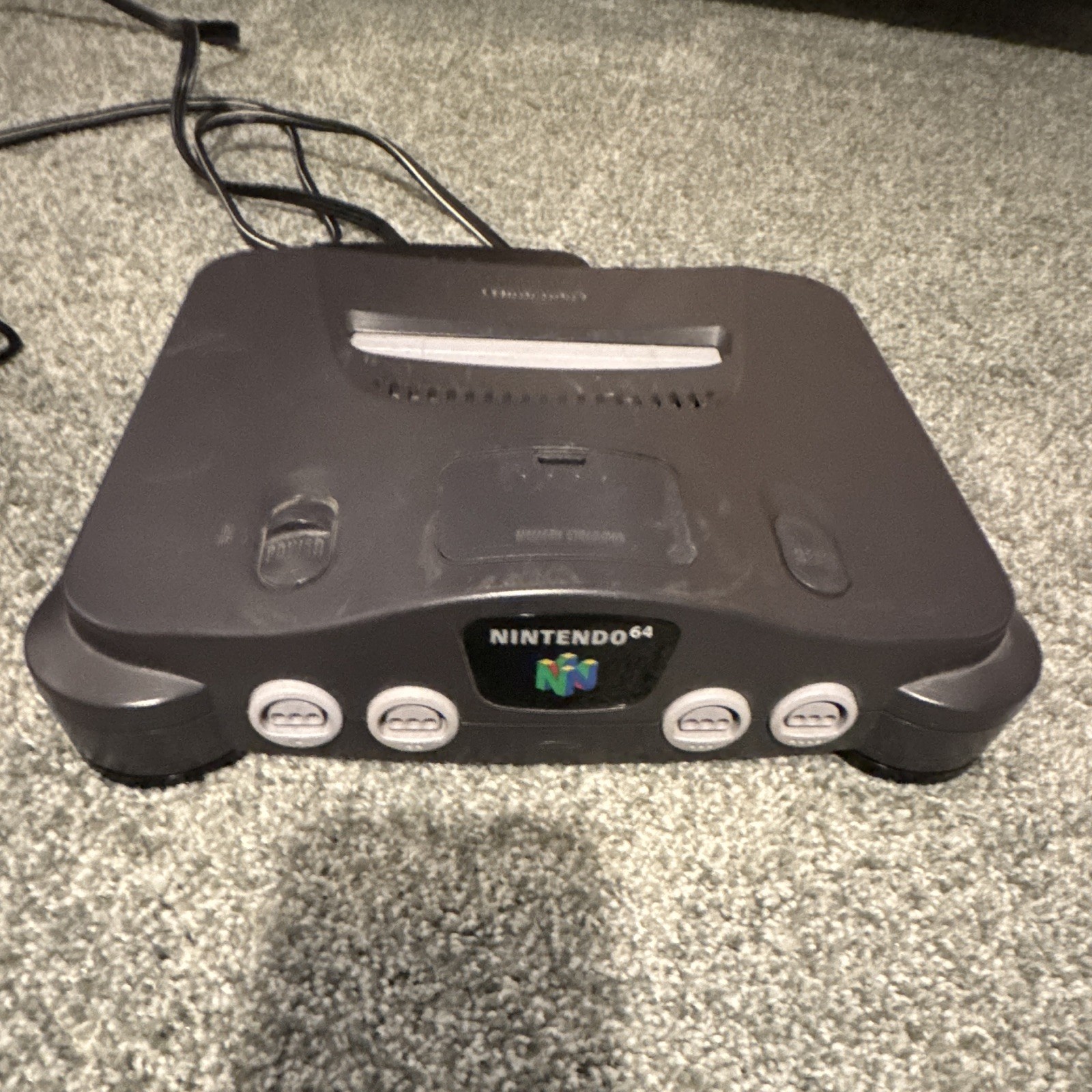 Nintendo 64 N64 Gray Console w/ Memory Expansion Pak NUS-001 NUS-007 NTSC-J