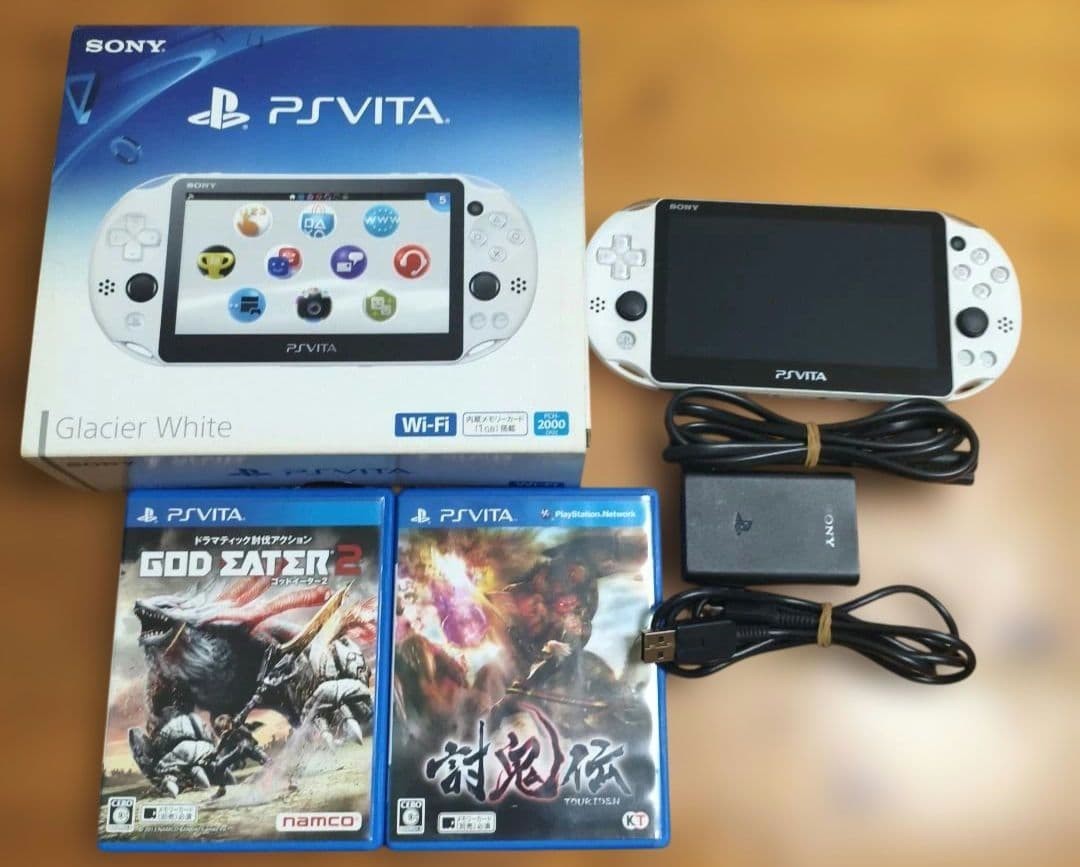 Excellent SONY PS Vita PCH-2000 Console White Tested Boxed