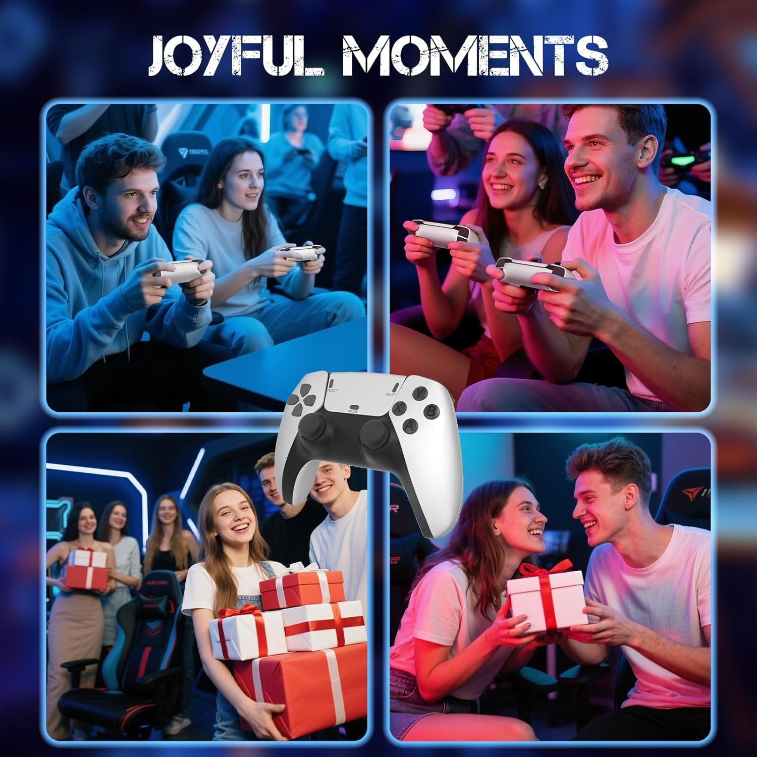 4K HDMI TV Game Stick Built-in 128GB 30000+ Video Games Console Wireless Gamepad