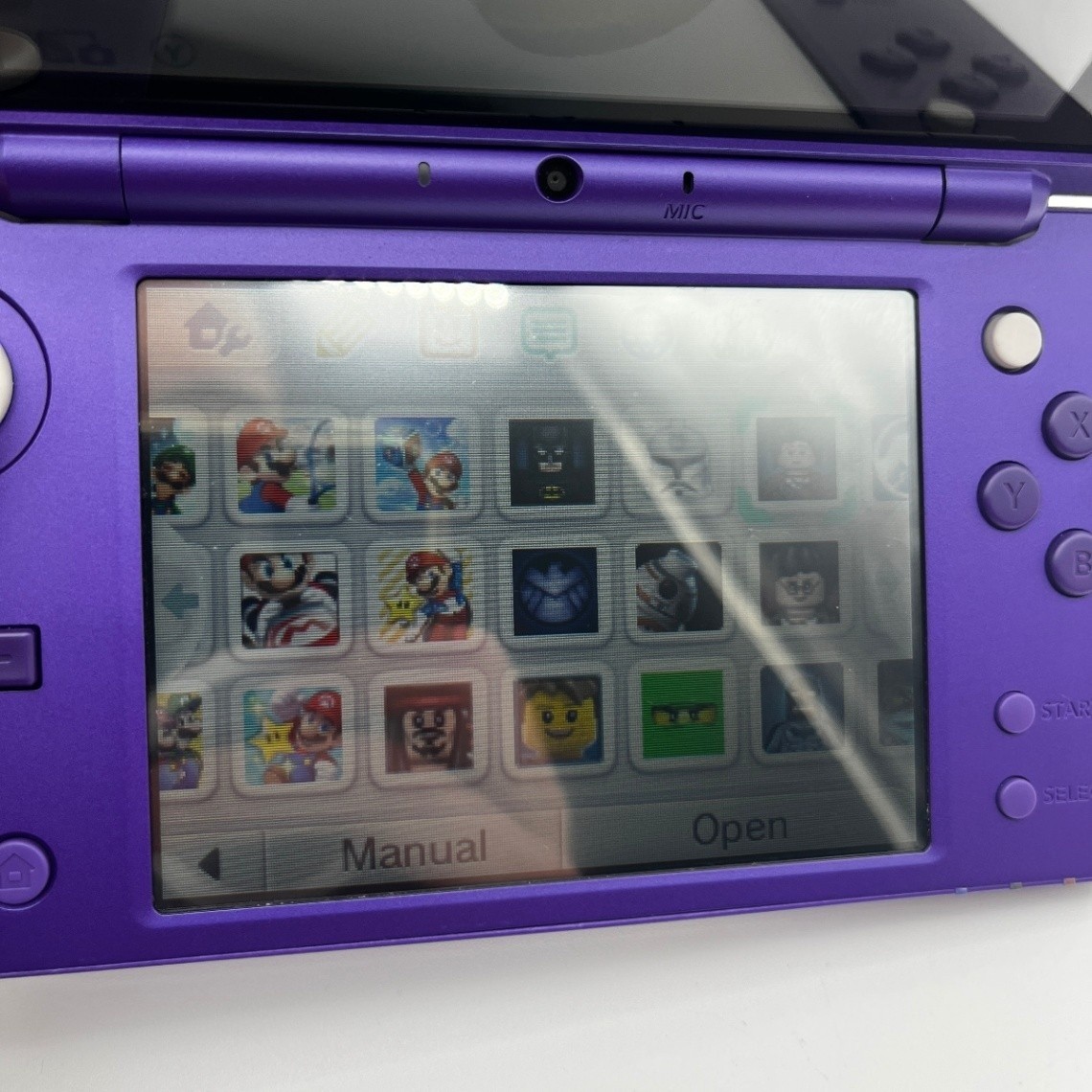 Nintendo 2DS XL Mario Kart 7 Console Bundle – Purple/Silver Complete In Box CIB