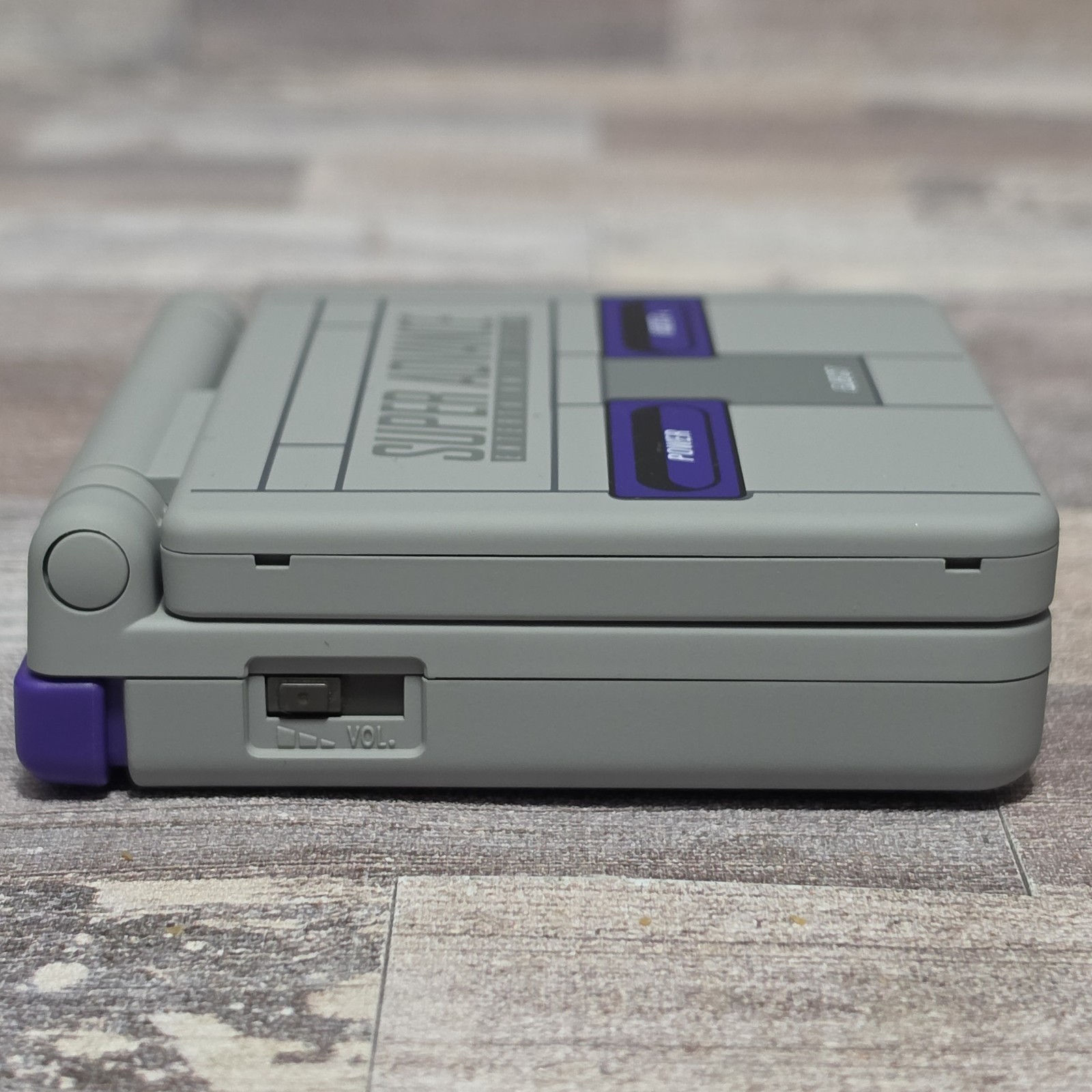 GameBoy Advance SP IPS Charger Included – Custom Shell New Build SNES