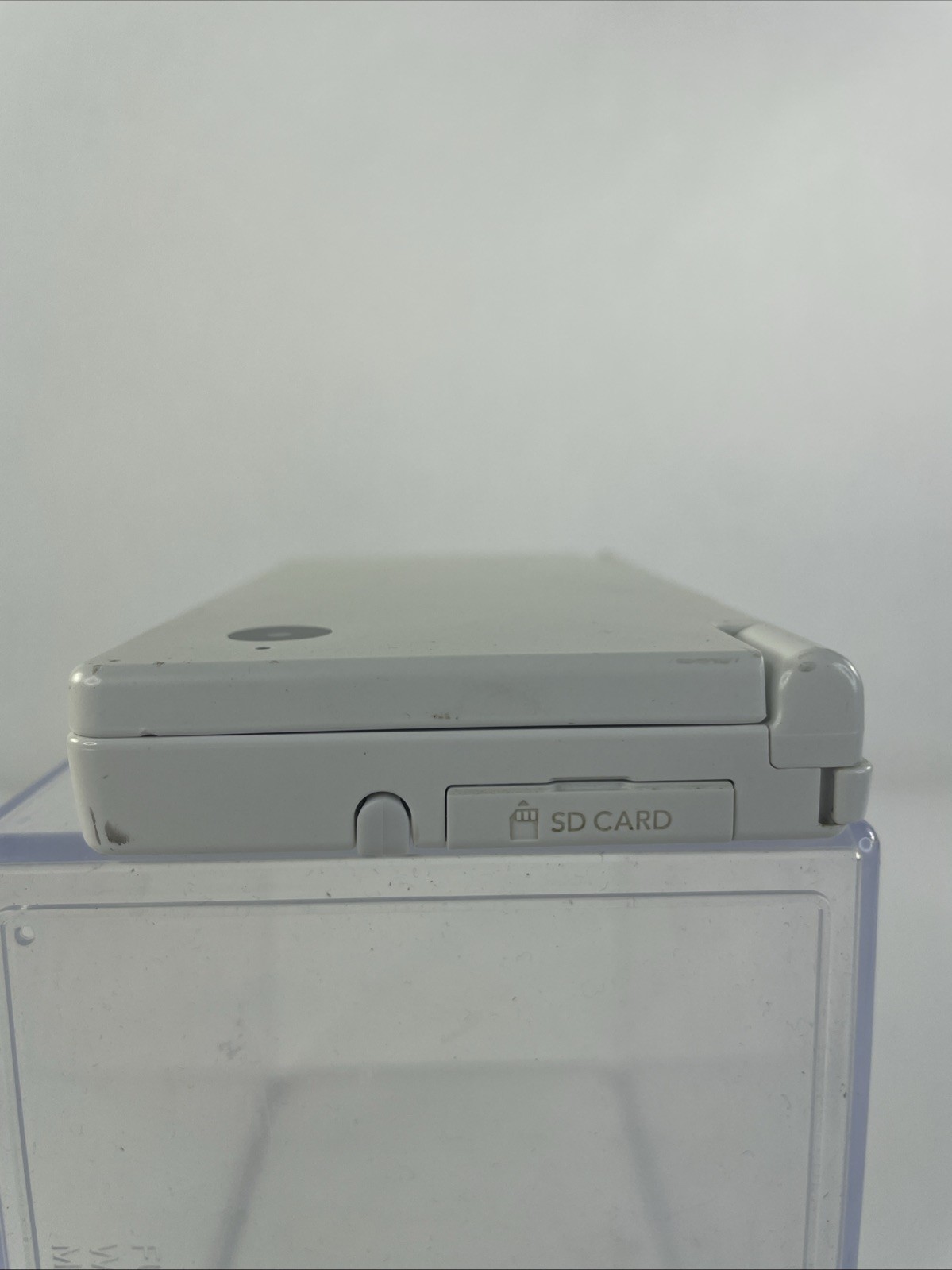 Nintendo DSi Launch Edition White W Charger And 3D Printed Stand TESTED