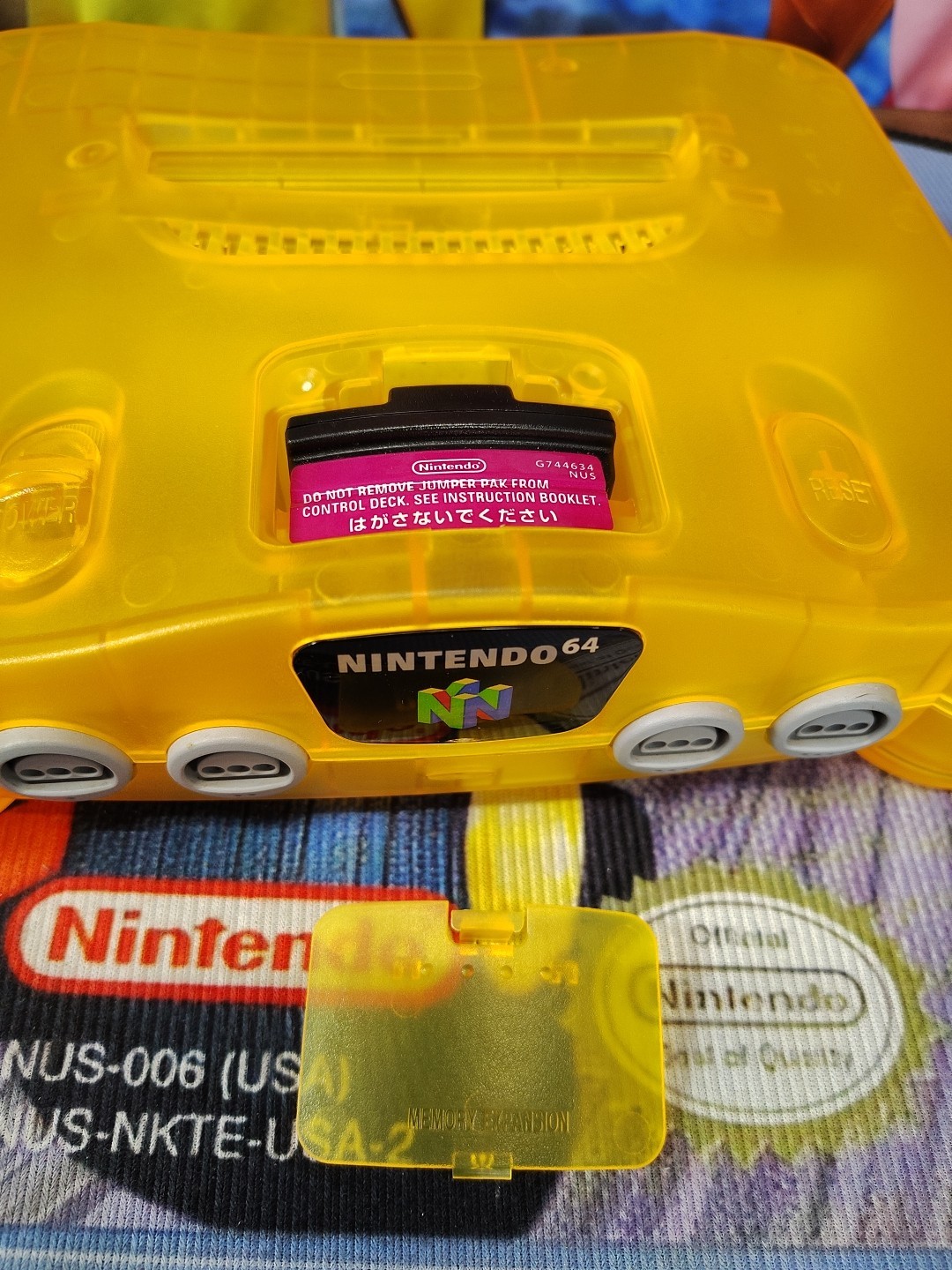 🔥Nintendo N64 Console Transparent Neon Orange Bundle Region Free🔥