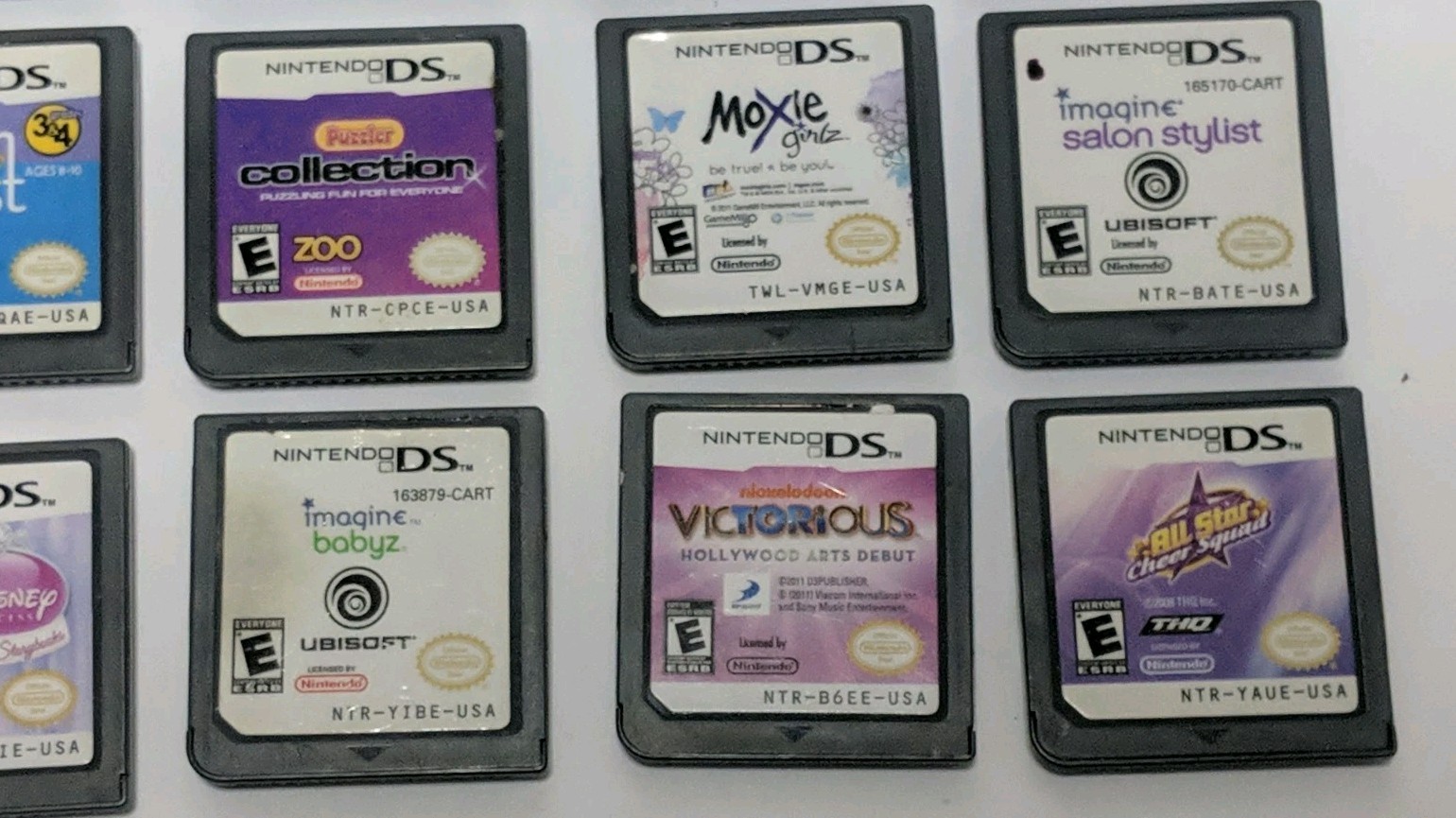 Nintendo DS Lite Console Metallic Rose Pink w/ Games SUPER CLEAN LIGHTLY USED