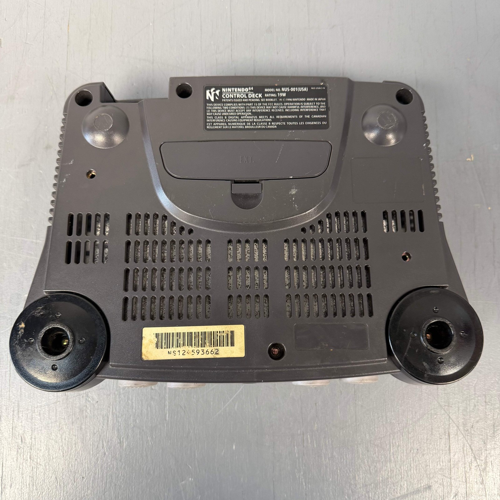 Nintendo 64 N64 Console Gaming System Only NUS-001 Gray