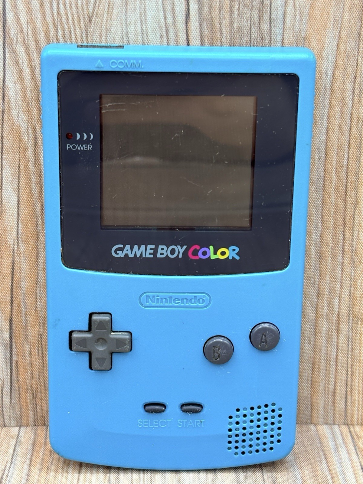 Nintendo Gameboy Color CGB-001 Ocean Ice Teal Handheld Console – Parts or Repair