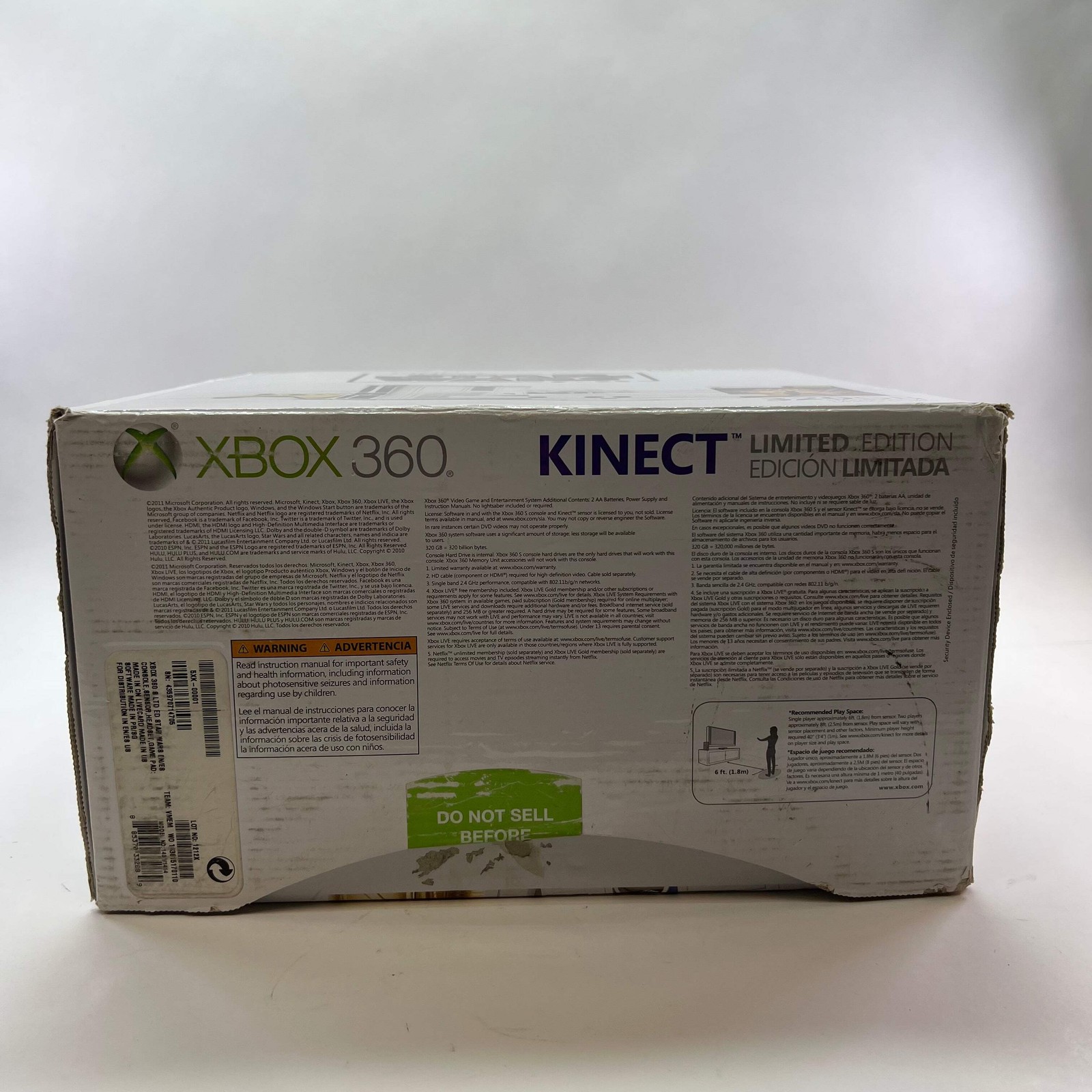 Microsoft Xbox 360 320GB Console Gaming System Starwars 1480