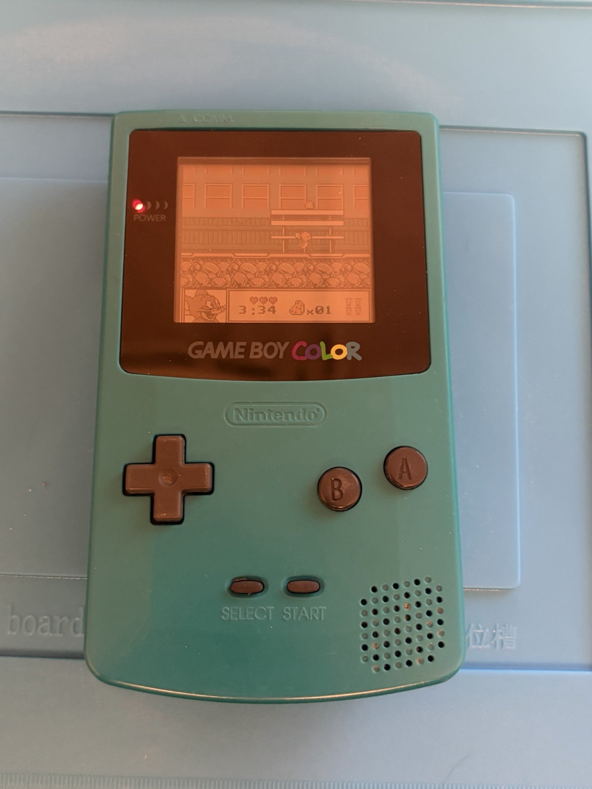 Nintendo GameBoy Color Teal (CGB-001) Handheld System – Tested & Working