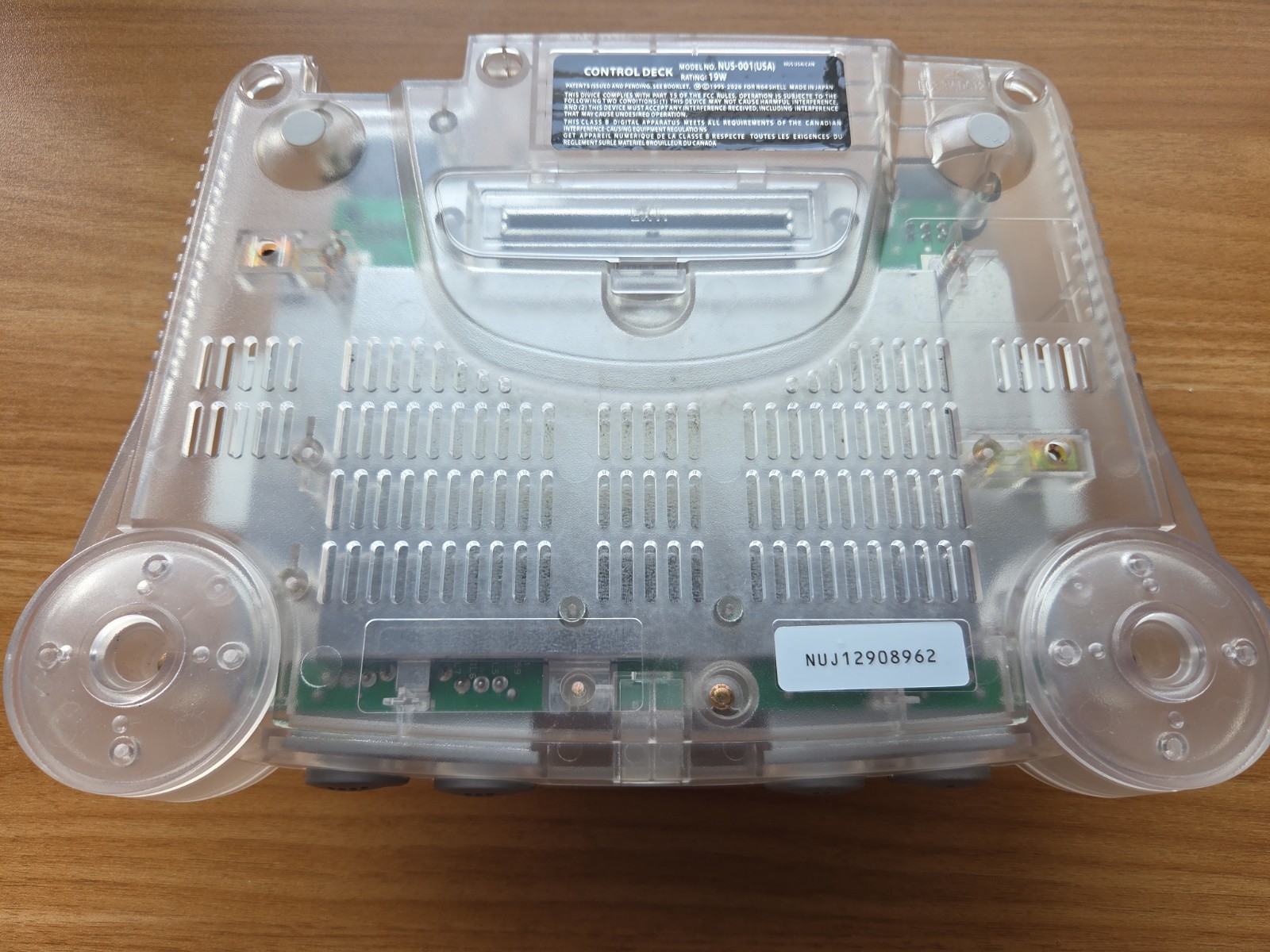 N64 Nintendo 64 clear Transparent Funtastic Console Re-Shelled Region Free