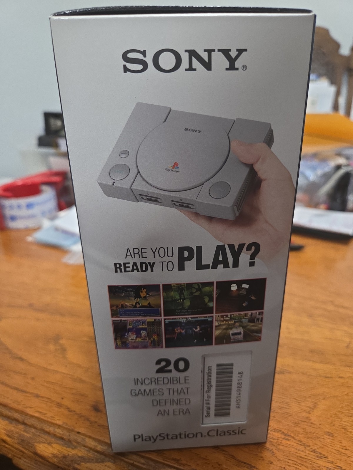 Authentic Sony PlayStation Classic Mini 2018 Edition Video Game Console PS1 New