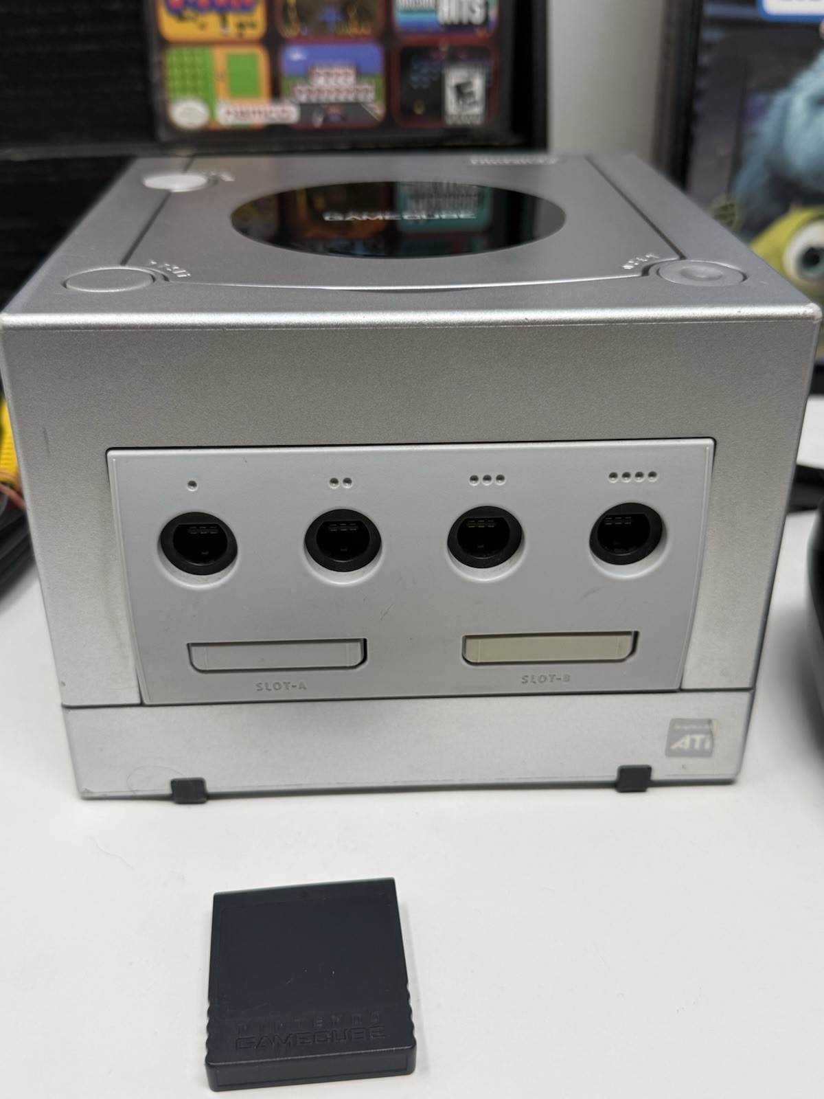 Nintendo GameCube Bundle With 5 Games 2 Controllers And Memory Card Tested