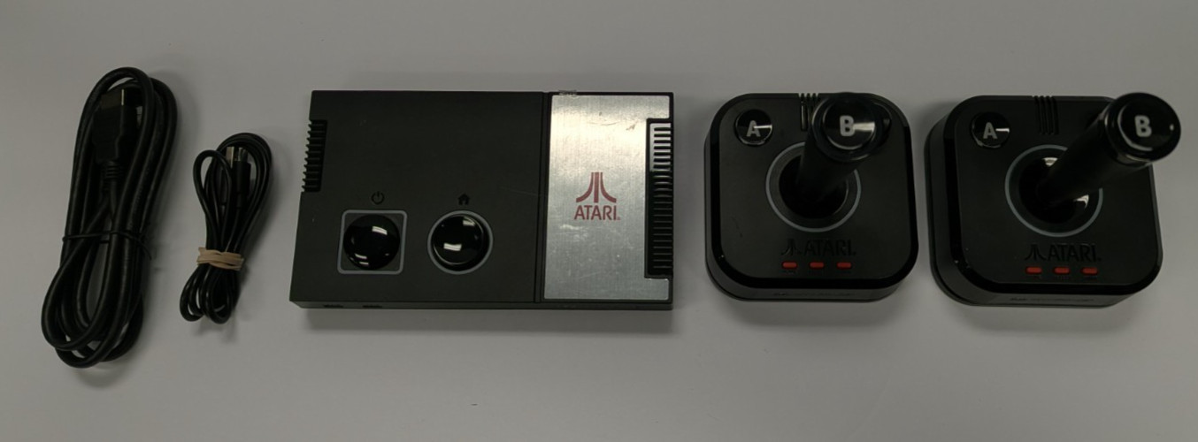 Atari Game Station Pro Console w/2 Controllers – Built in Game + SD Card Slot