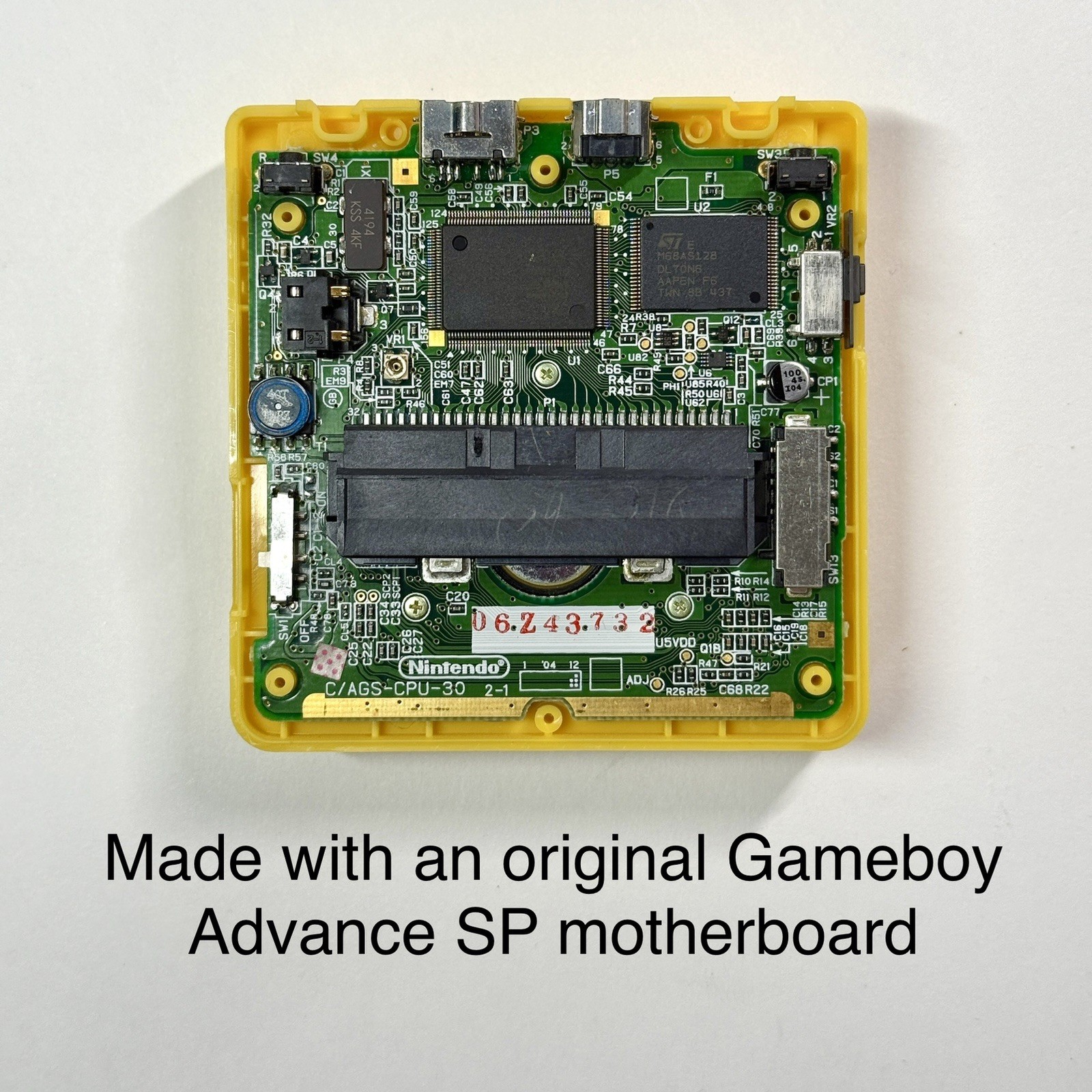 Gameboy Advance SP V5 IPS Mod (Brighter Screen) GBA SP System – Pikachu