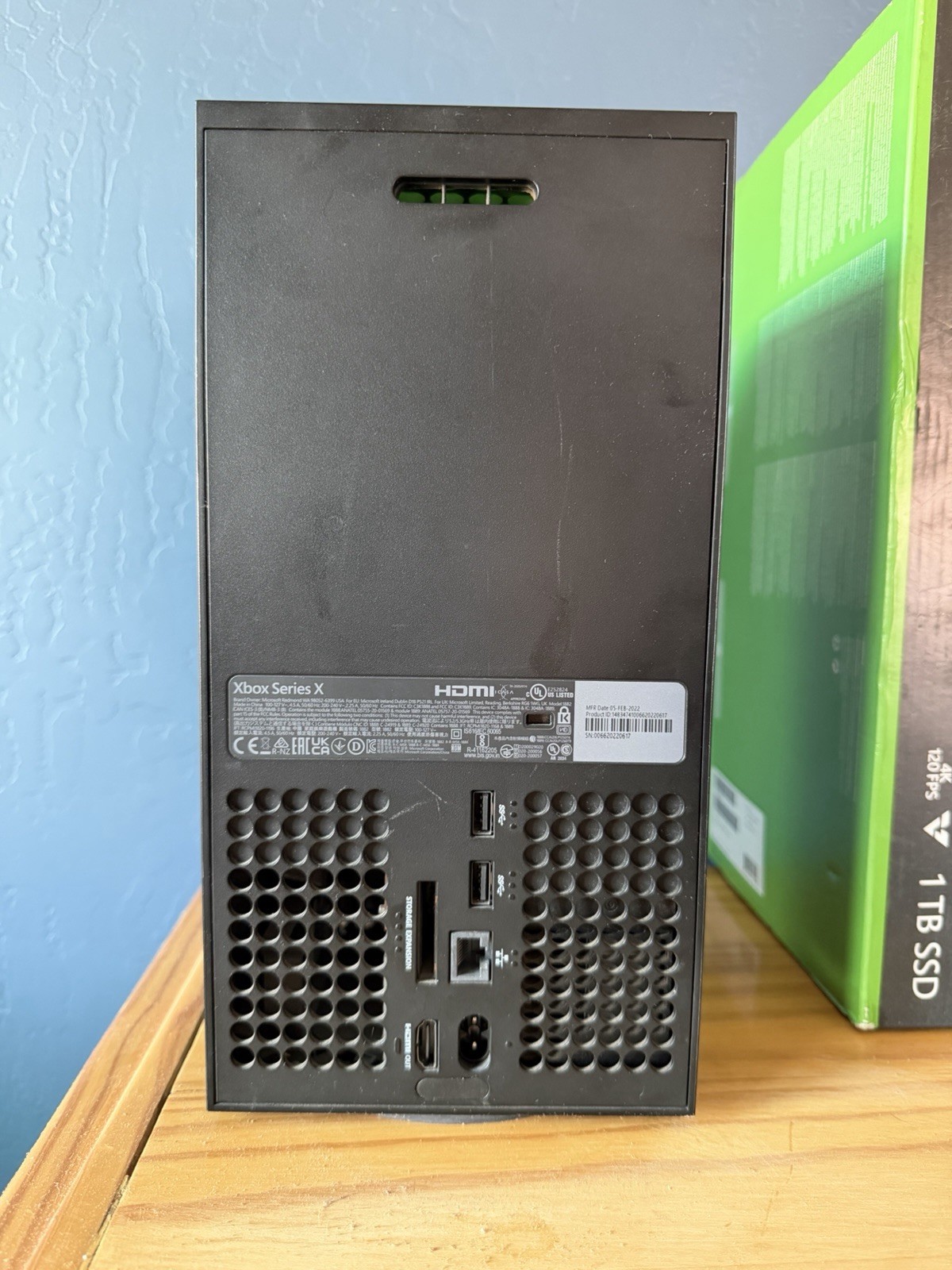 Microsoft Xbox Series X 1TB Black Disc Drive w/ Original Box, Controller, HDMI