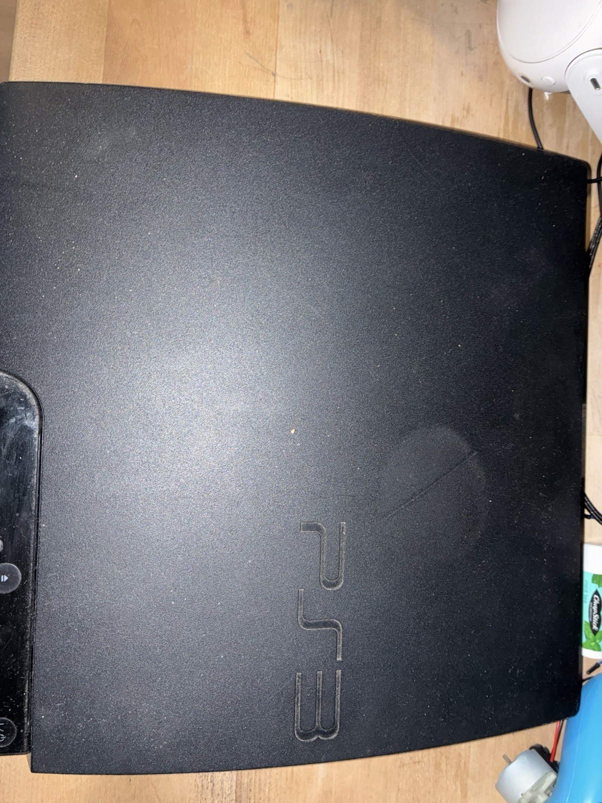 Sony PlayStation 3 Slim Black CECH-3001B w/ GOW Saga edition