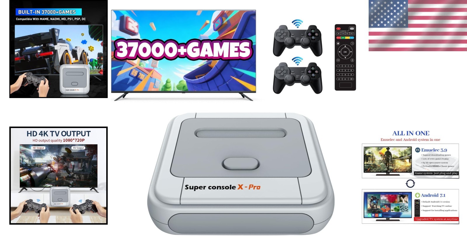 All-in-One Retro Video Game Console – 37,000+ Games
