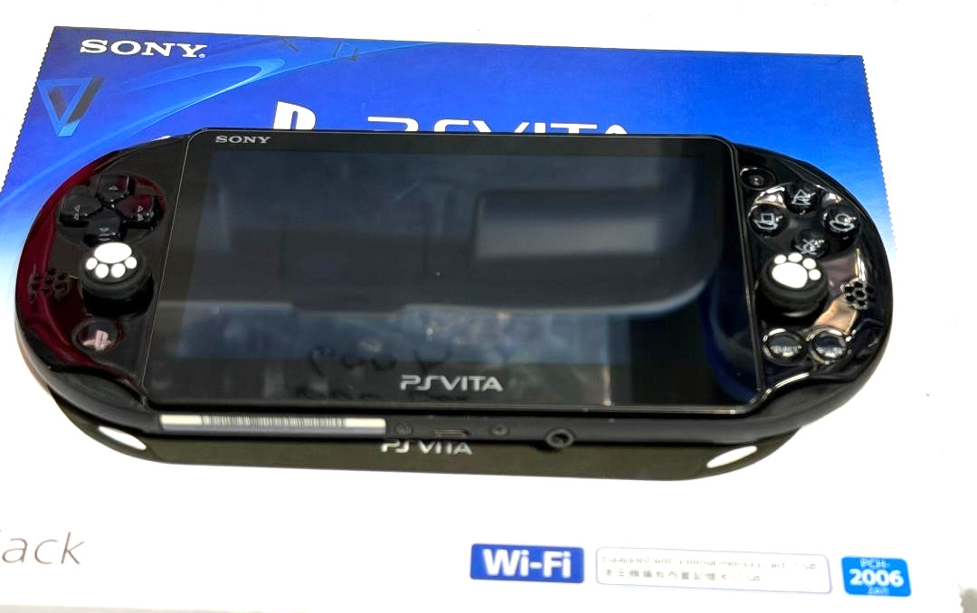 SONY PS Vita PCH 2000 Console Charger w/Box PlayStation PSV Slim Black 64GB USA