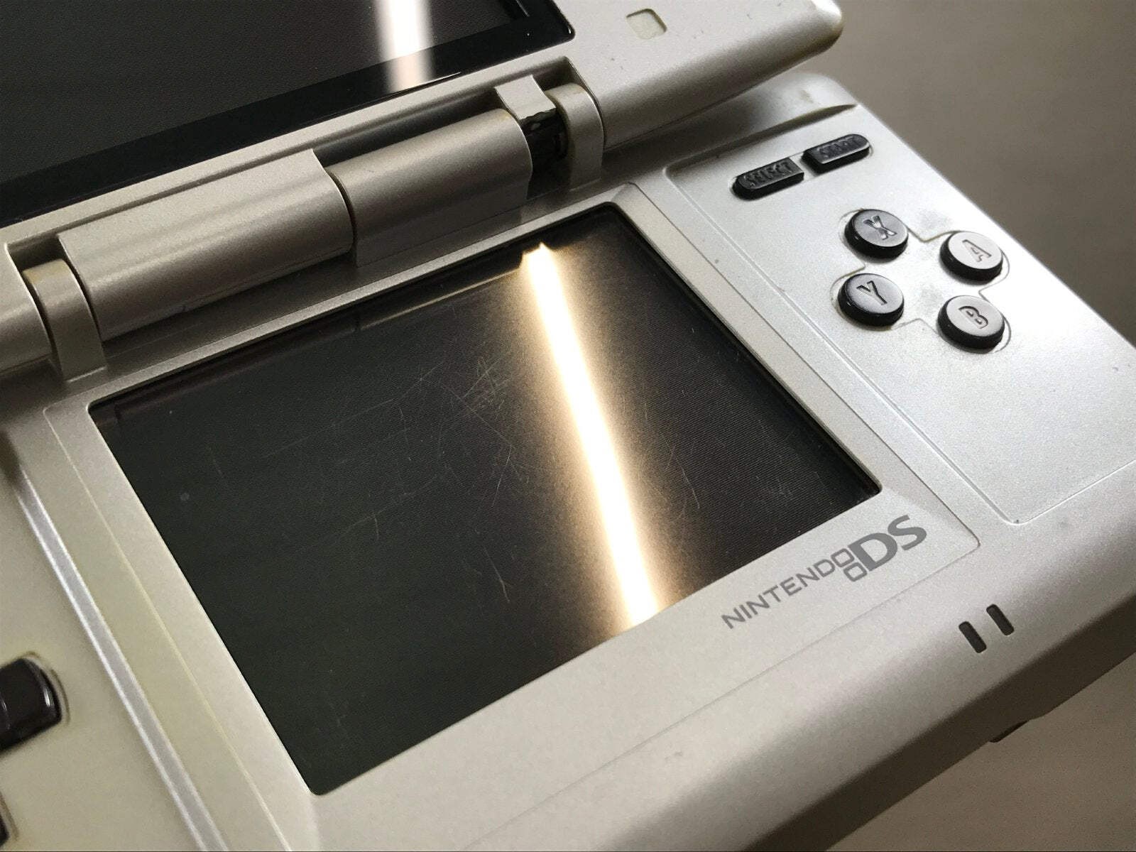 Nintendo DS Platinum Silver Console Nintendo Japan – With Defects LH1100