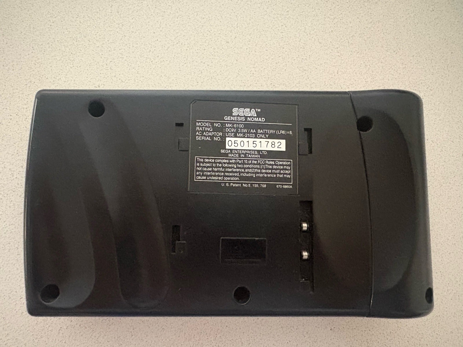 Sega Genesis Nomad Console.