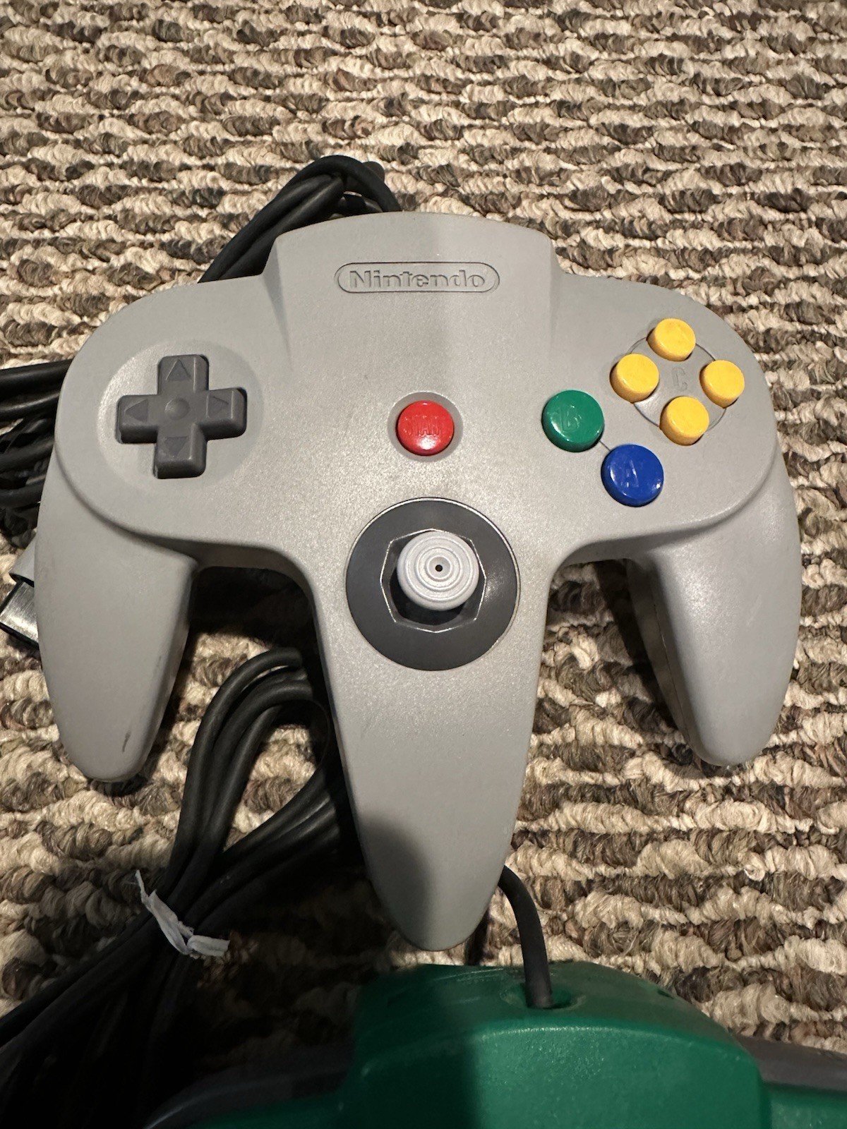 Nintendo 64 N64 Console, 2 OEM Original Controllers Works (Read description)