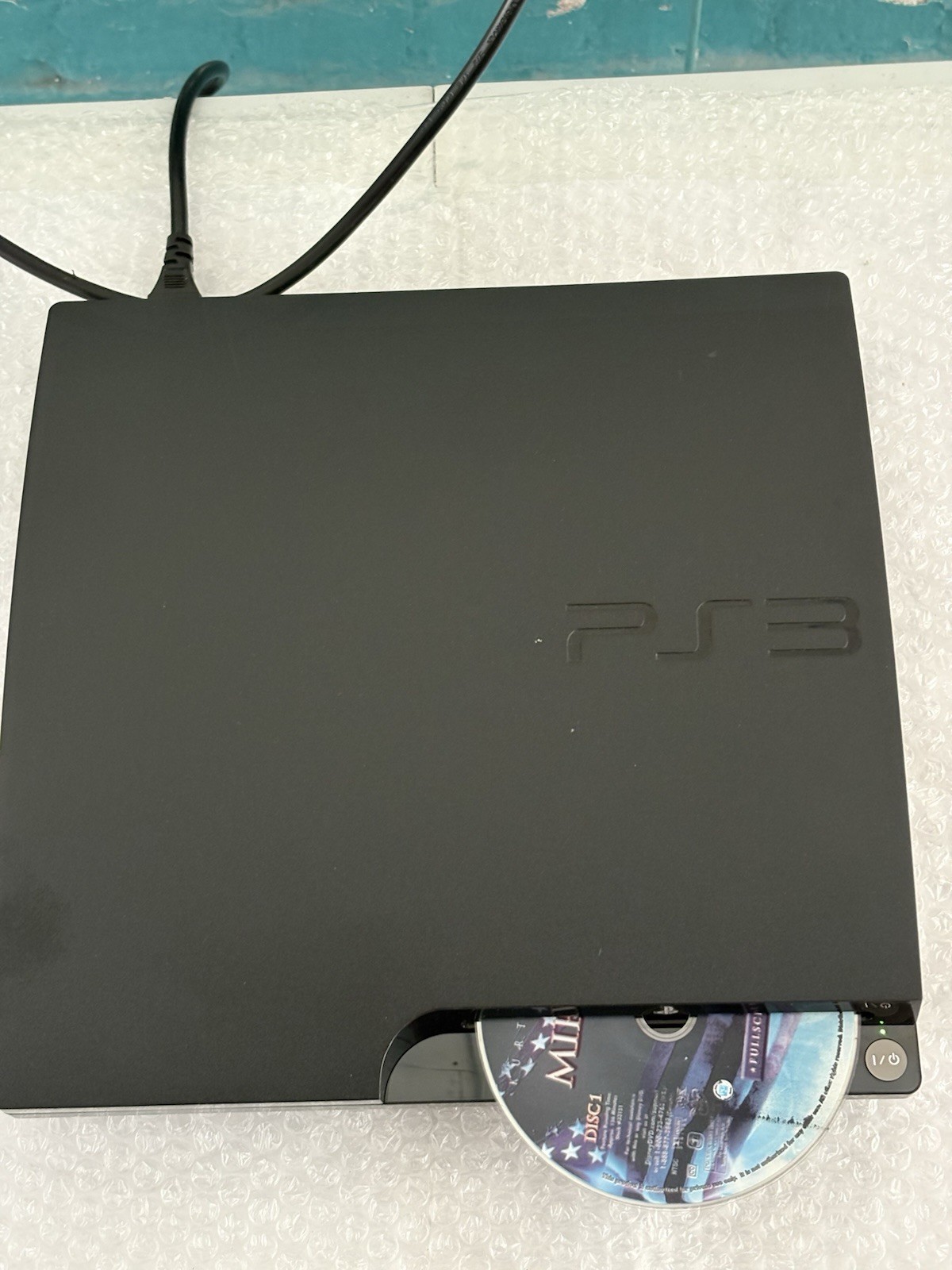 Official Sony PlayStation 3 PS3 Slim Console Powers On CECH-2001A