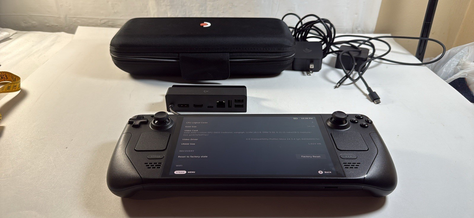 Steam Deck OLED 1 TB w/ Carry Case , Dock and Power Adapter