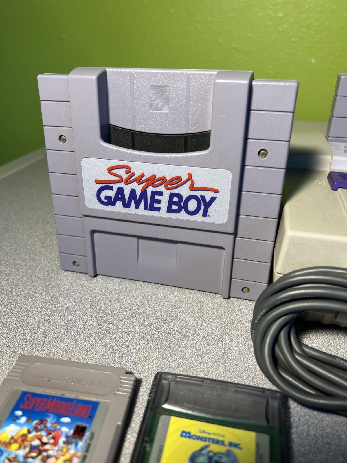 Super Nintendo Console System With 3 Game Controllers SNES Bundle Game Boy
