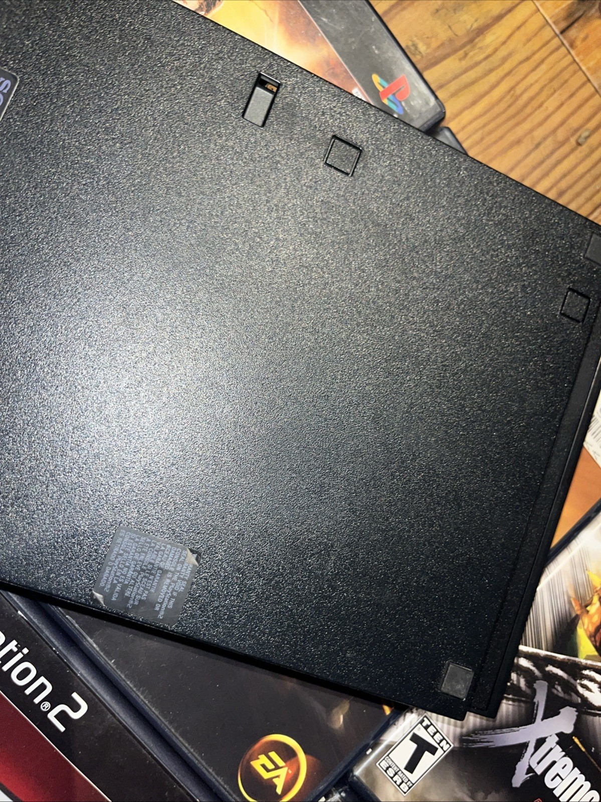 PlayStation 2 PS2 Slim SCPH-77001 TESTED w/ Controller & 12 Games