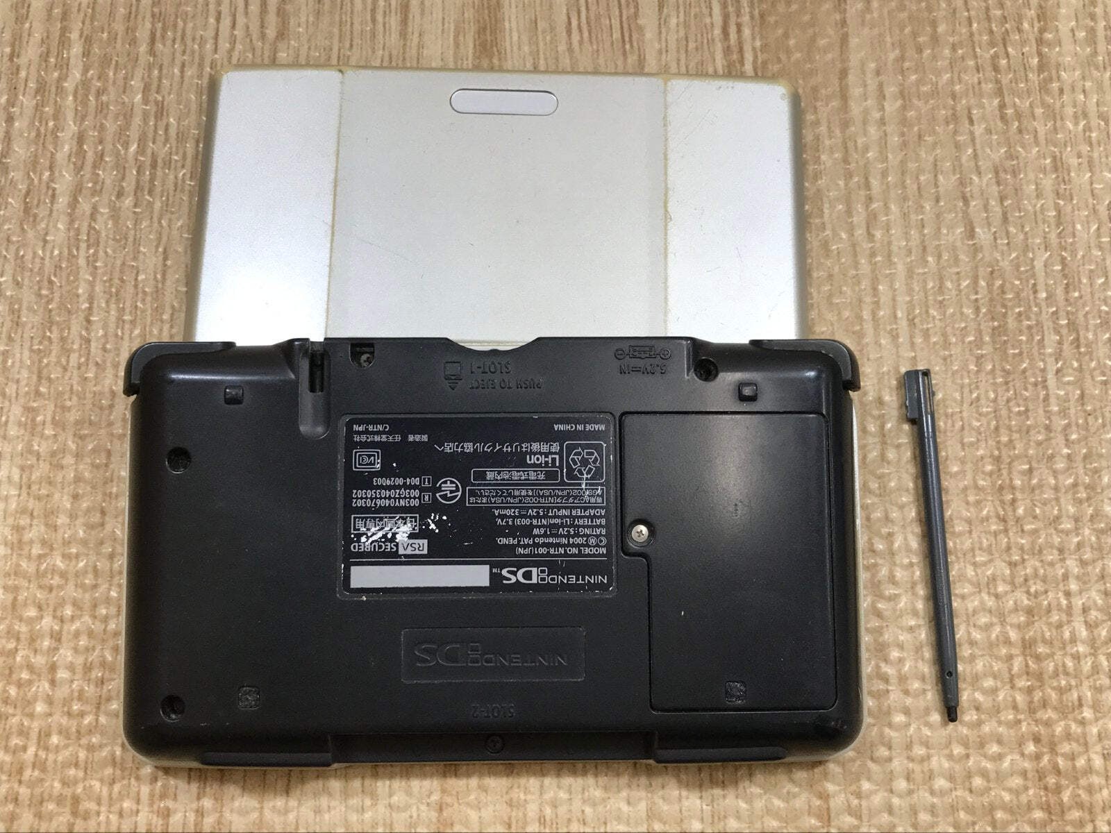 Nintendo DS Platinum Silver Console Nintendo Japan – With Defects LH1100
