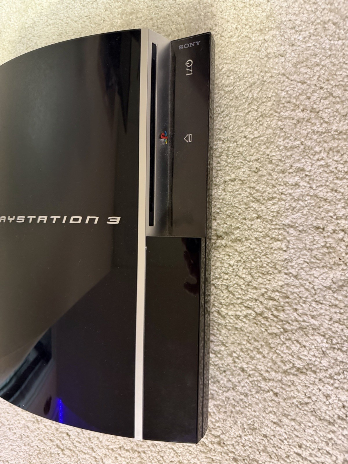 Sony PlayStation 3 PS3 CECHH01 Black Console HDMI 1080p Blu-Ray